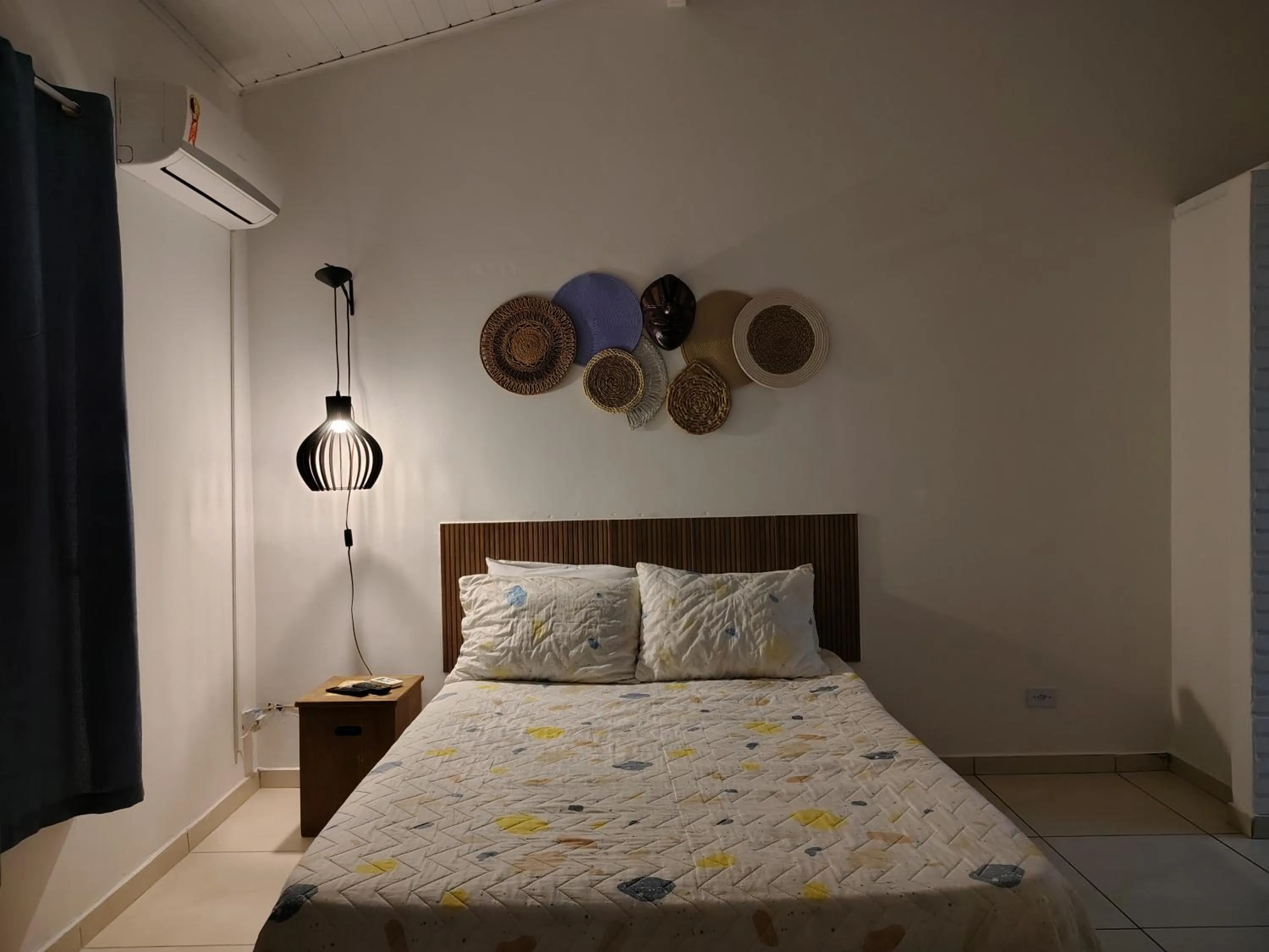 Bed in Villa Bali Maresias Lofts