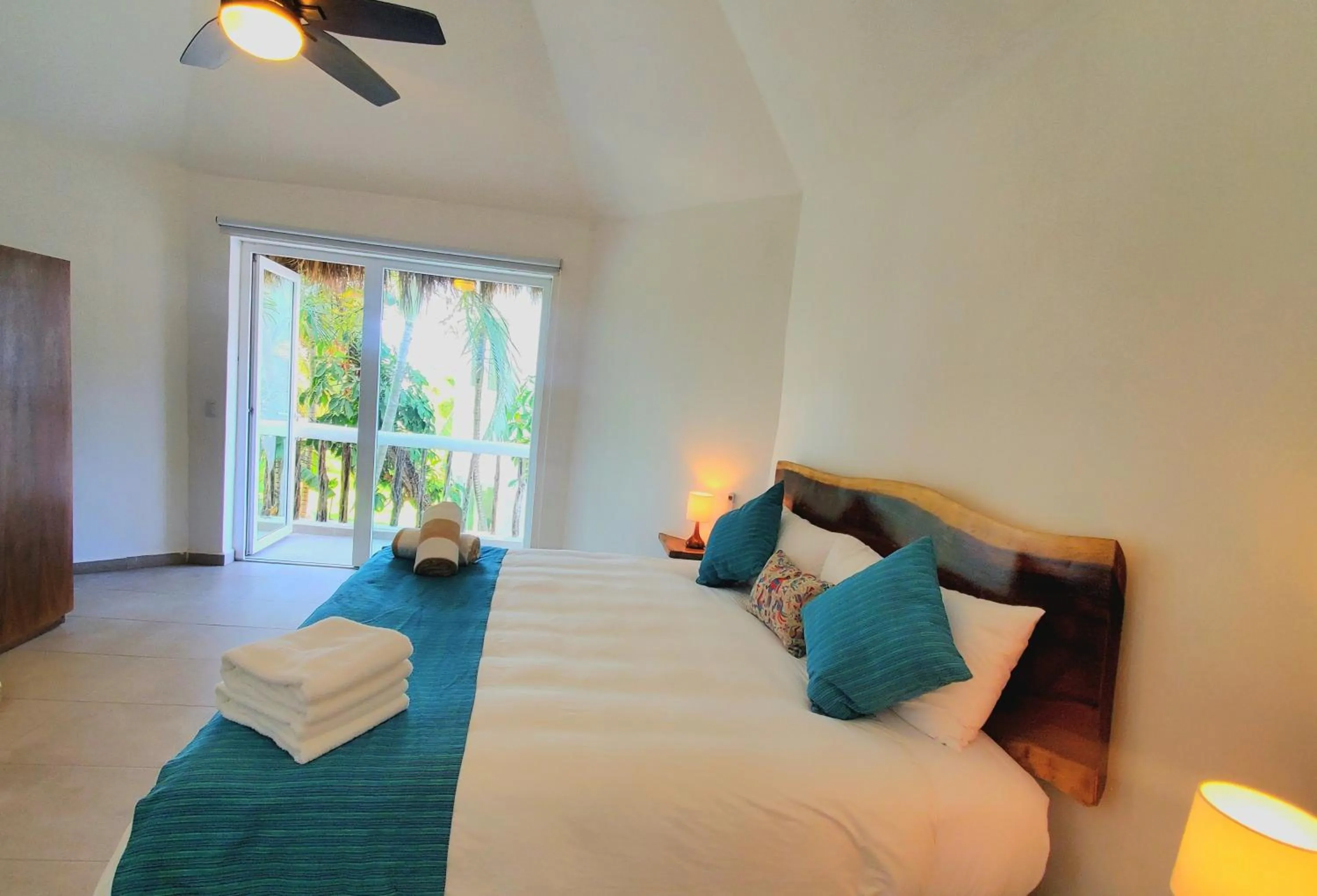 Bed in Hotel Ysuri San Pancho