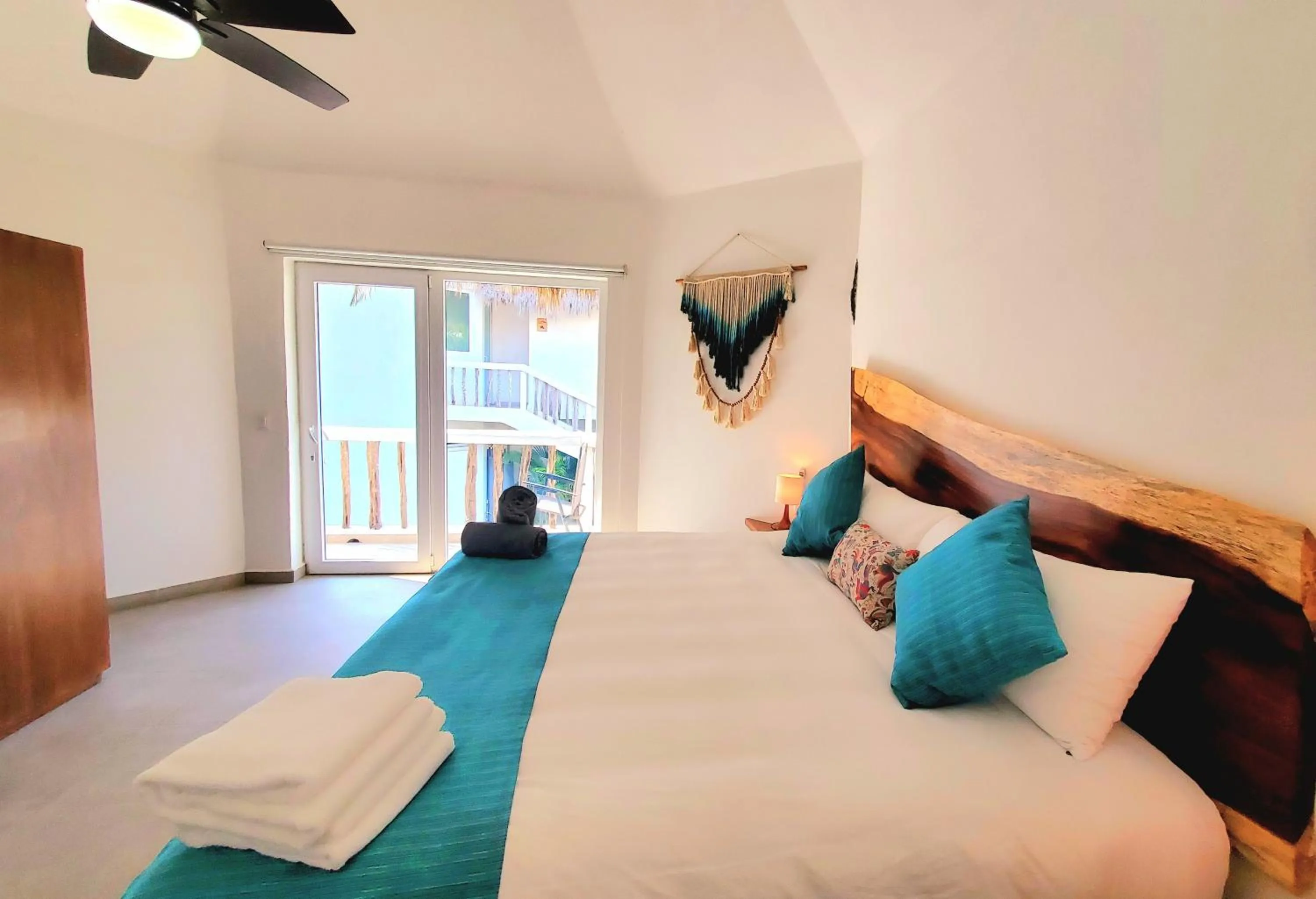 Bed in Hotel Ysuri San Pancho