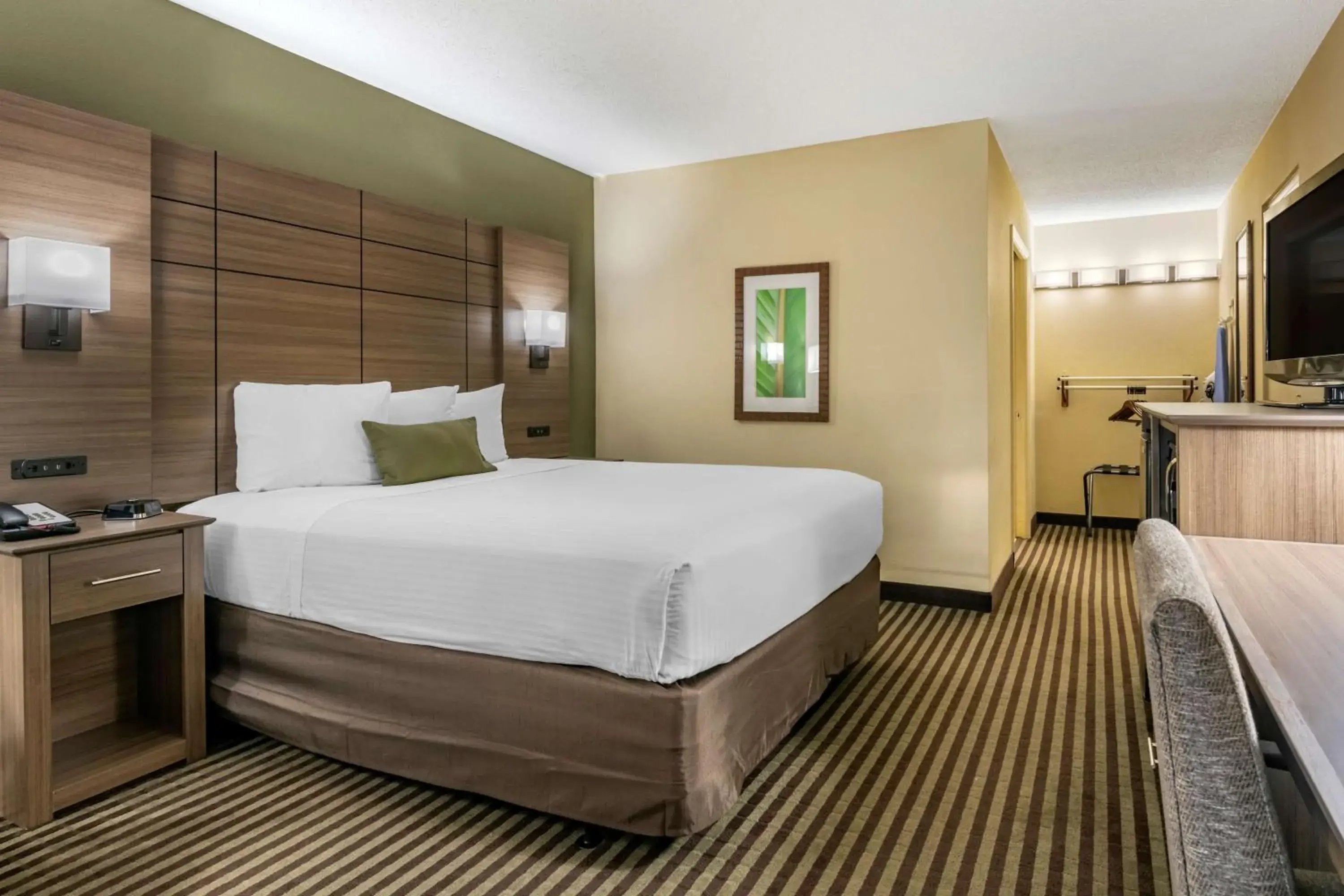 Queen Room with Roll-In Shower and View - Mobility Accessible/Non-Smoking in Best Western Downtown Stuart Queen Room with Roll-In Shower and View - Mobility Accessible/Non-Smoking in Best Western Downtown Stuart