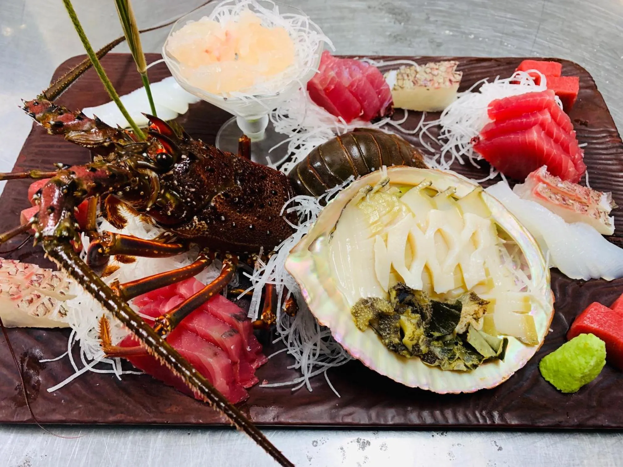 Dinner in Yufuin-Sanso Waremokou