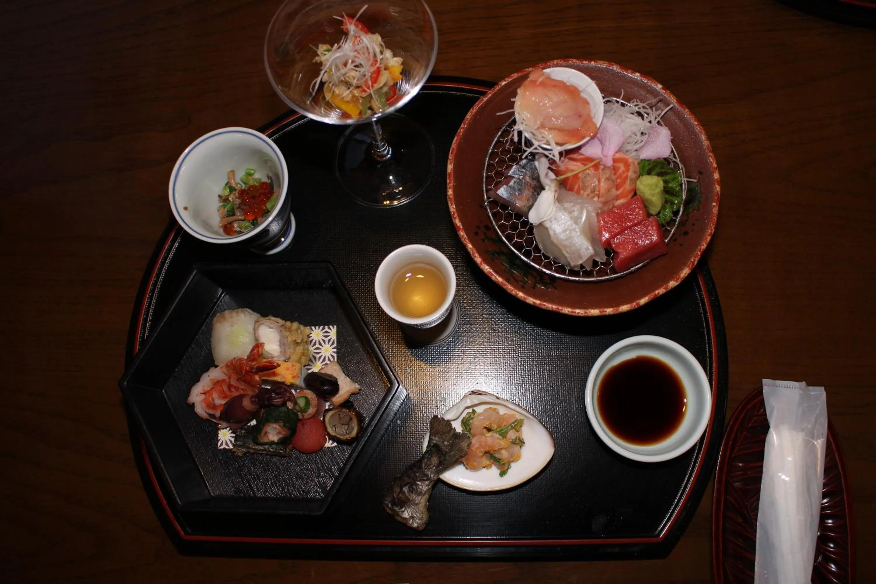 Food close-up in Yufuin-Sanso Waremokou