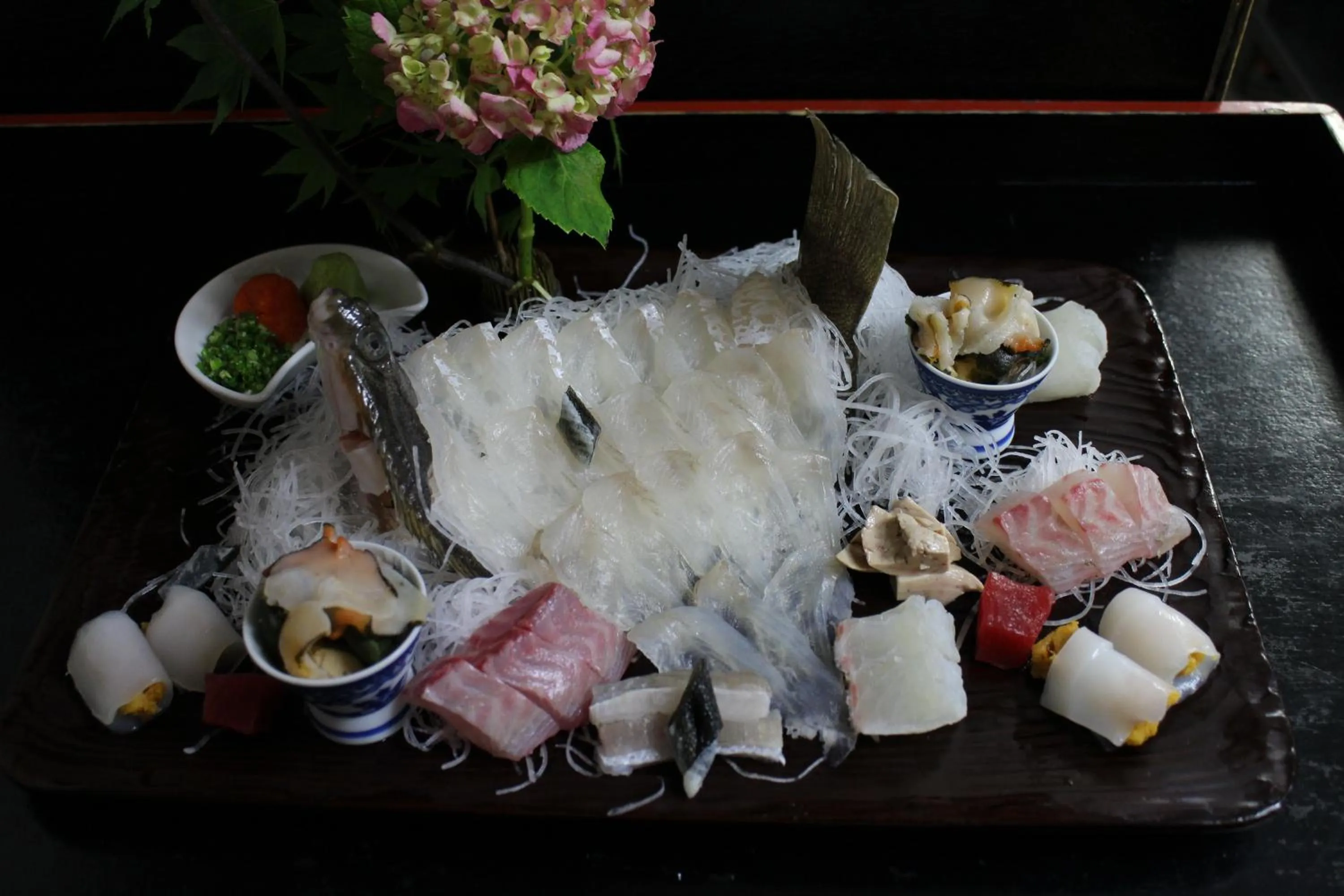 Food close-up in Yufuin-Sanso Waremokou