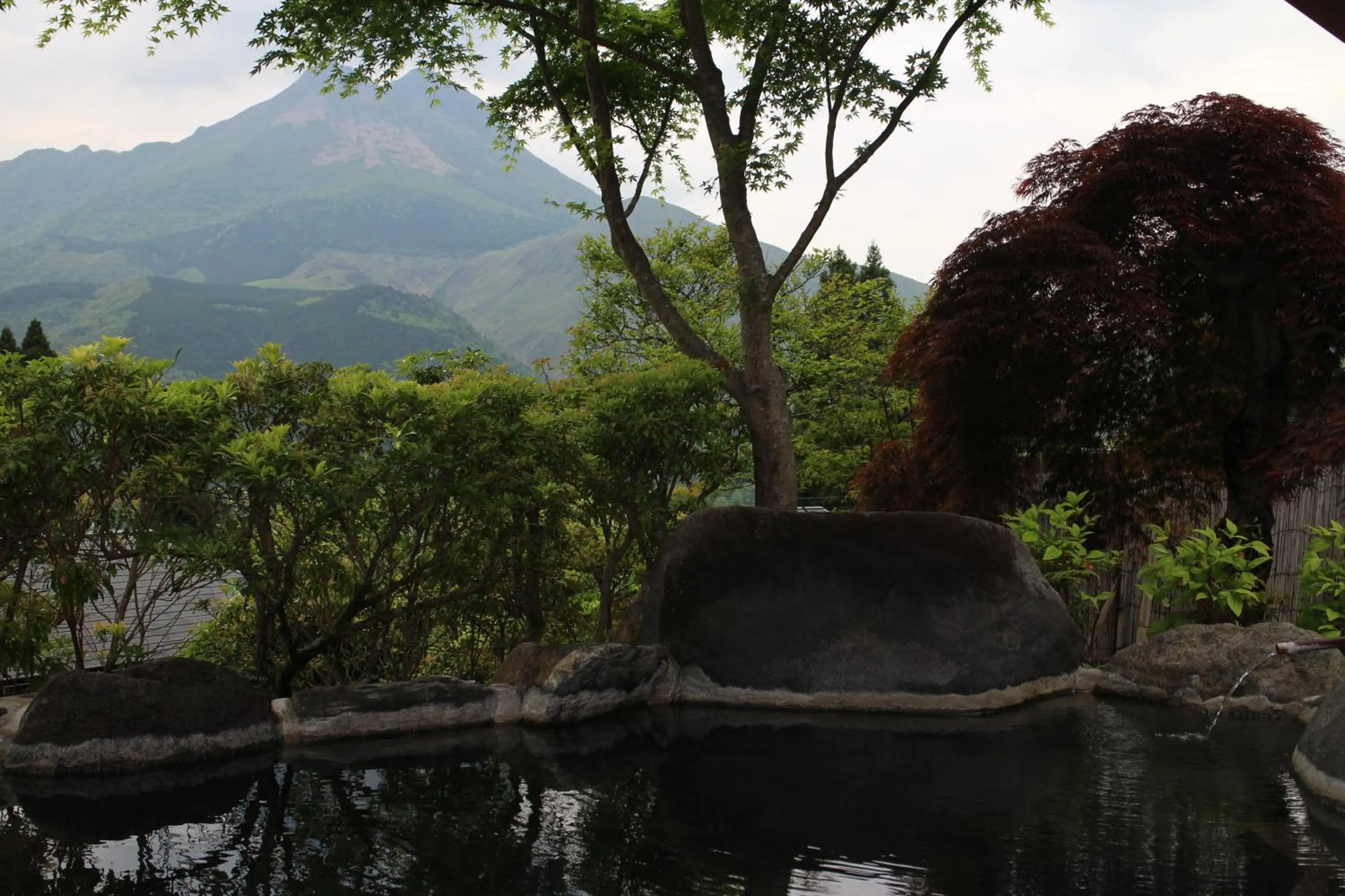 Hot Spring Bath in Yufuin-Sanso Waremokou