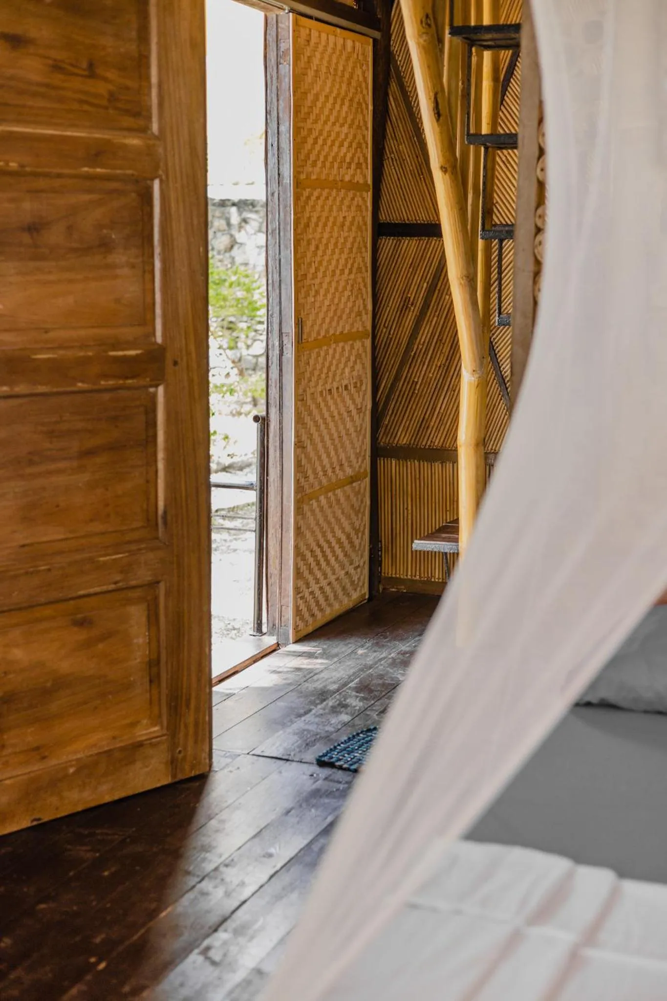 Decorative detail, Bed in Amami Beachfront Villa with Private Beach