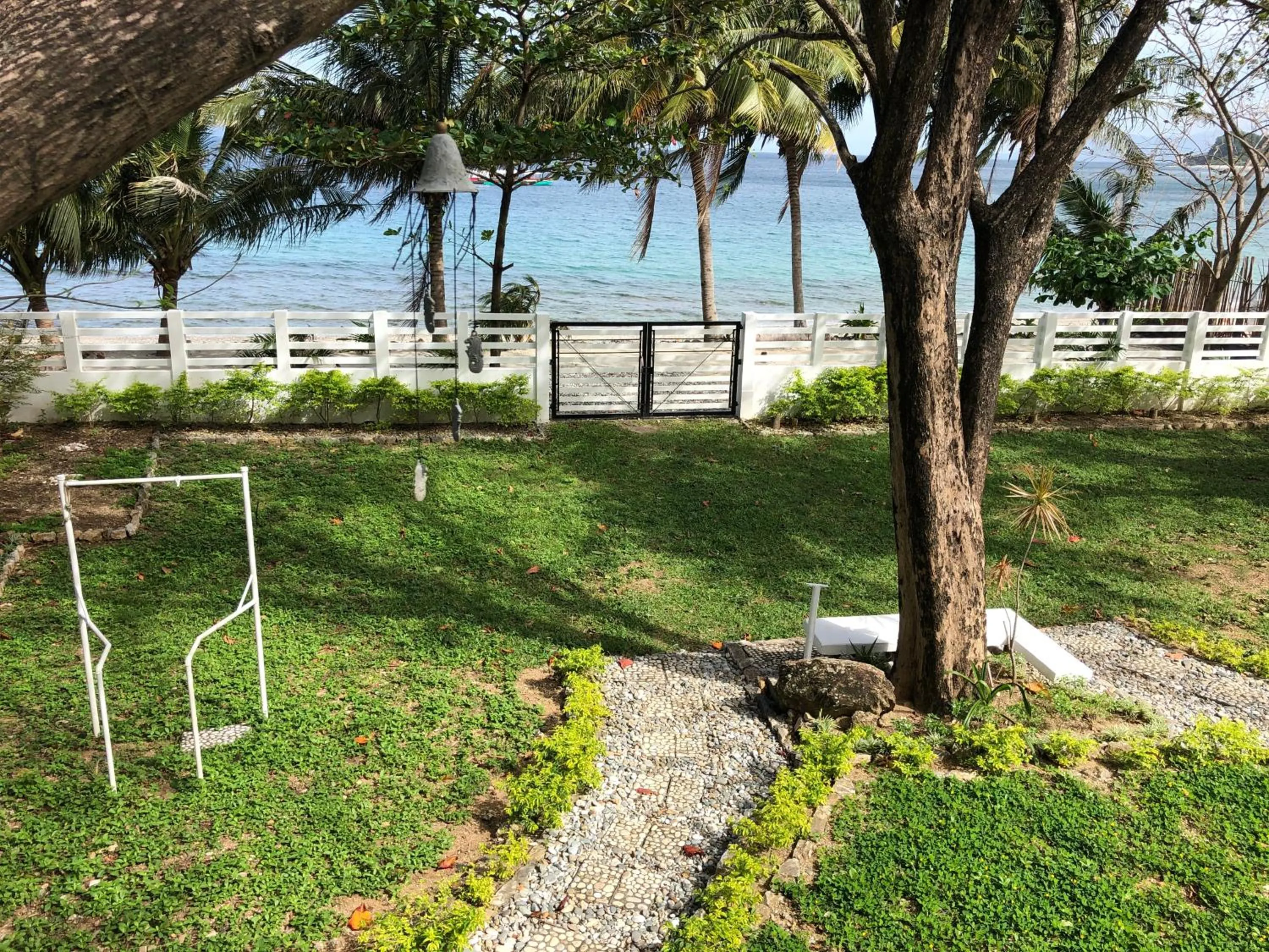 Garden in Amami Beachfront Villa with Private Beach
