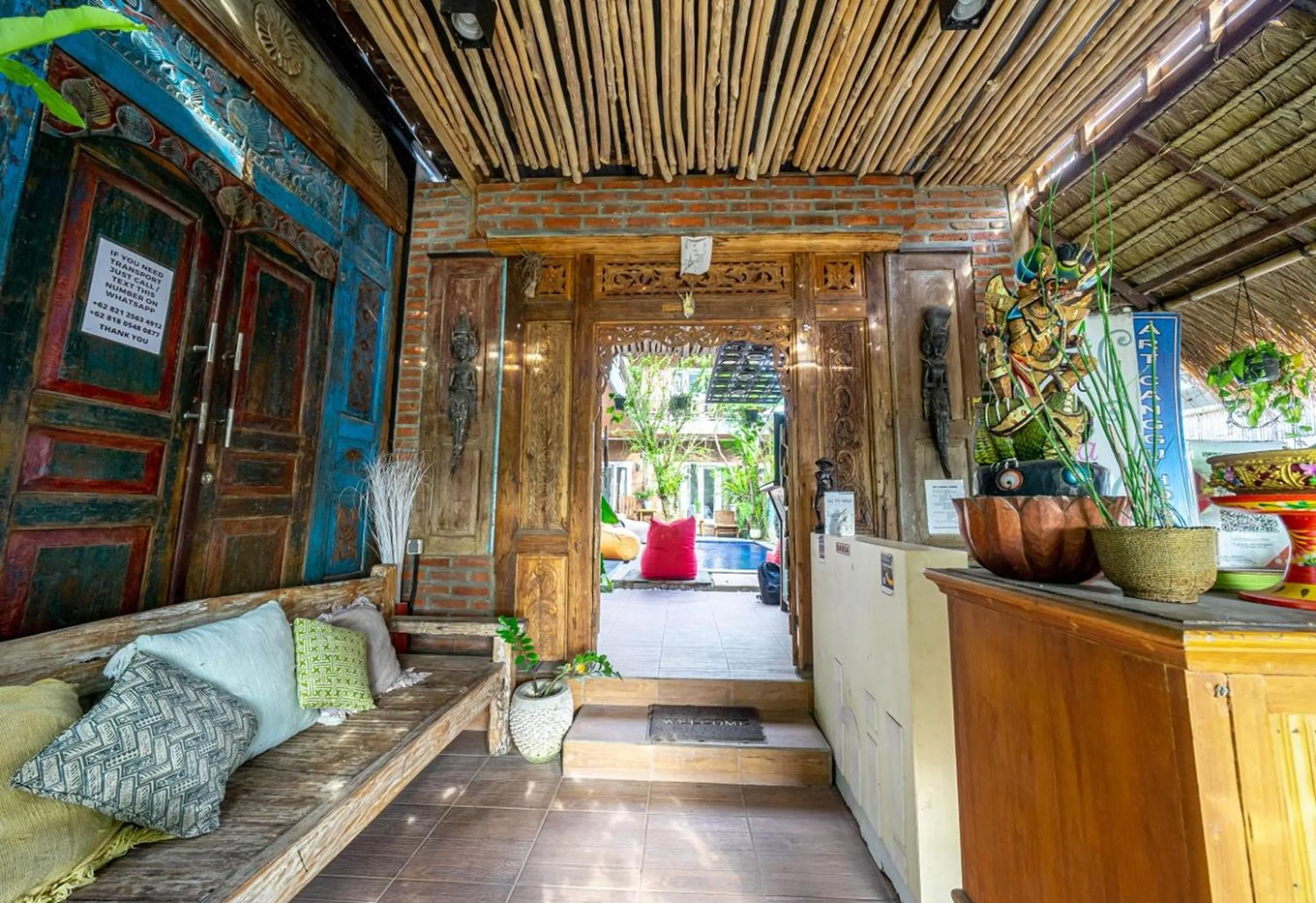 Lobby or reception in Art Canggu Village