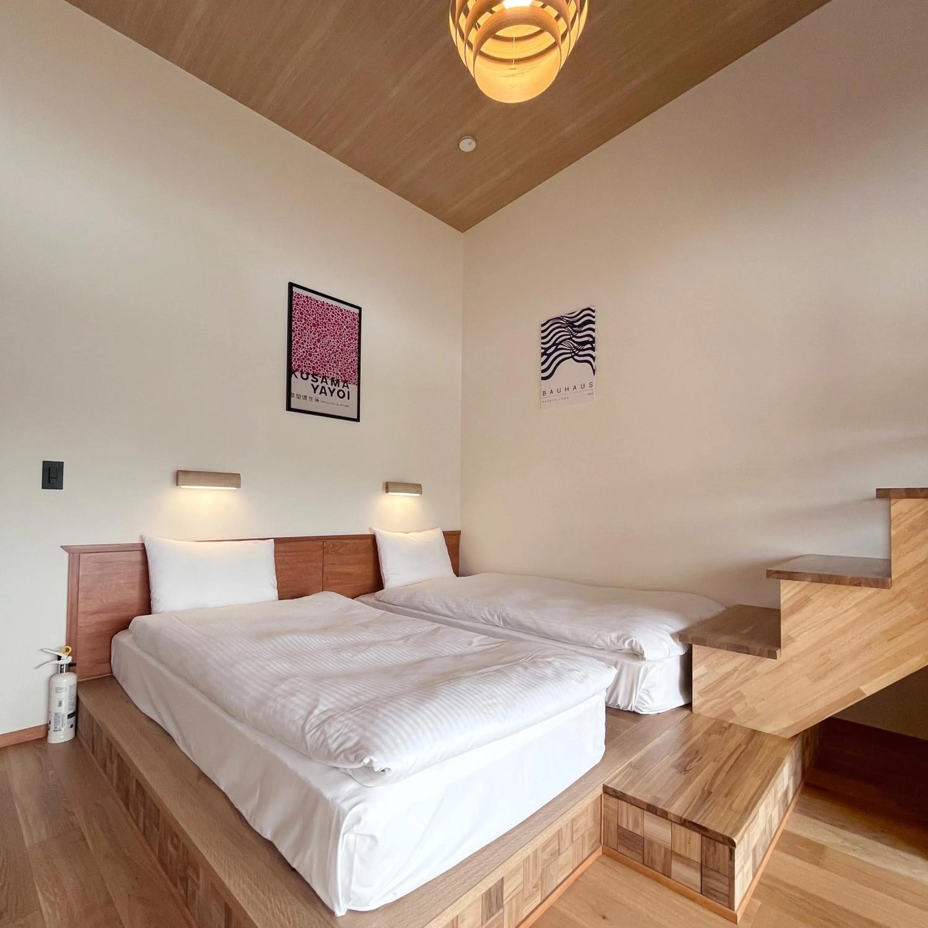 Bed in MY LODGE Naoshima