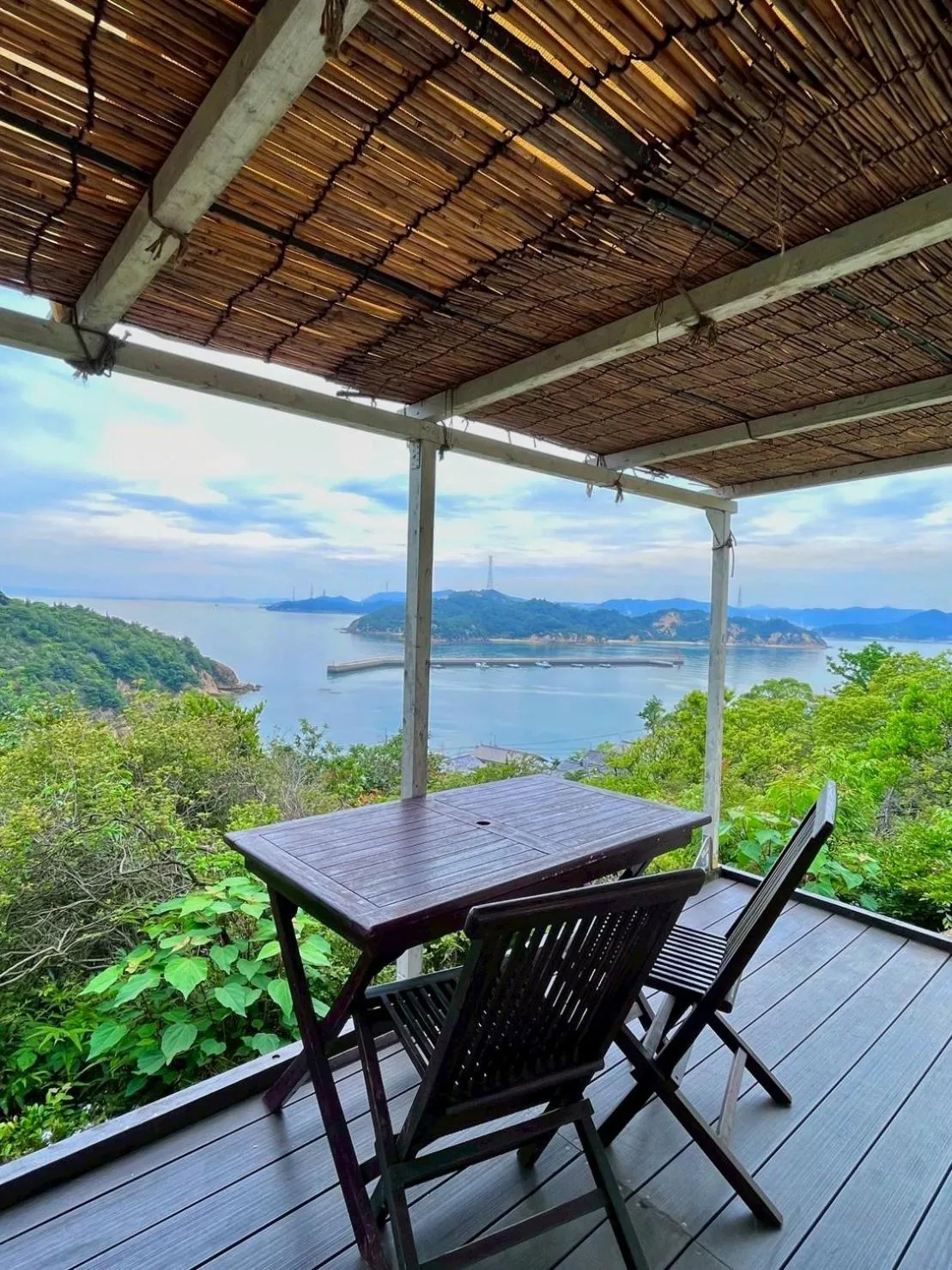 Balcony/Terrace in MY LODGE Naoshima