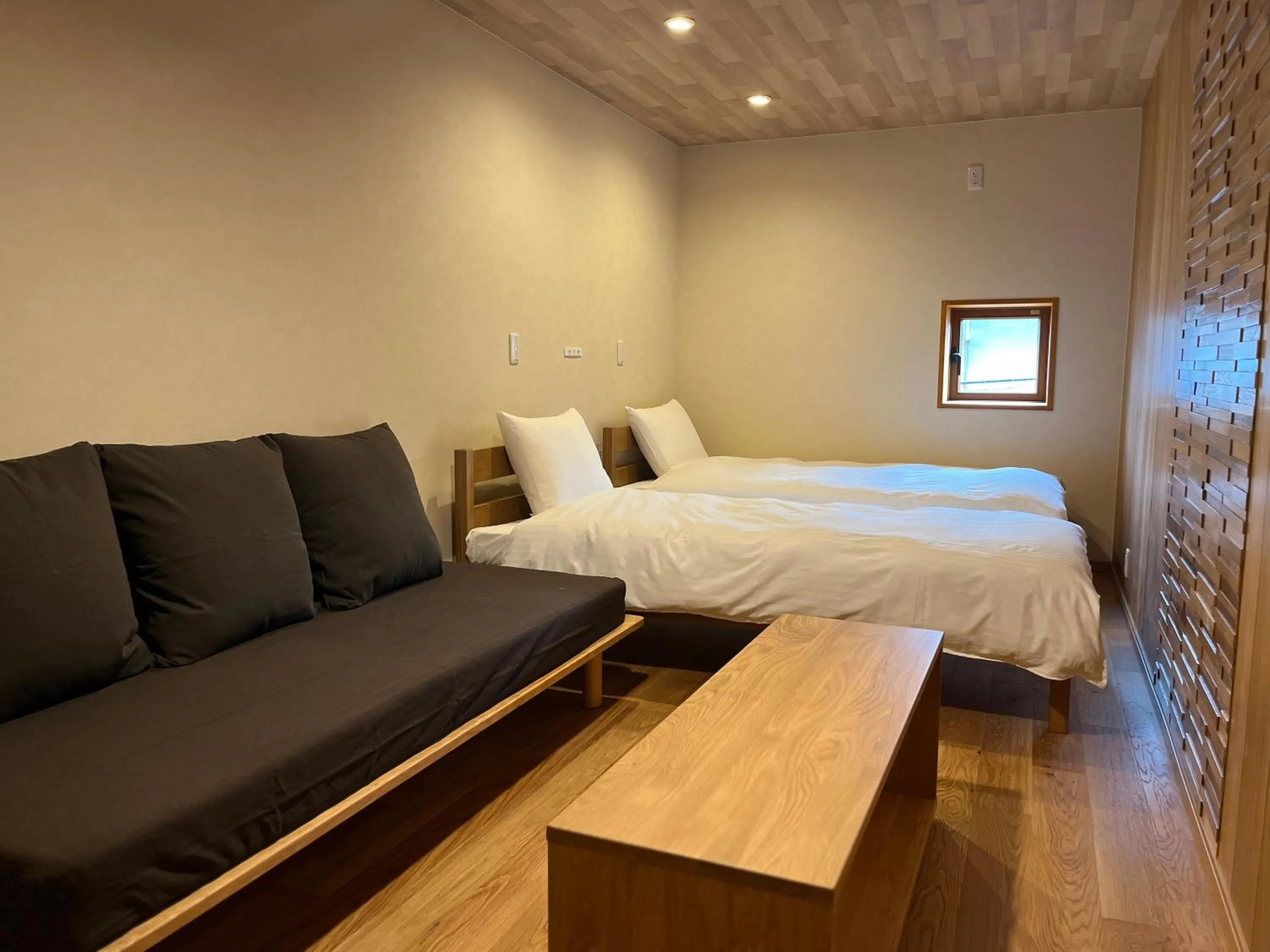 Bedroom, Bed in MY LODGE Naoshima