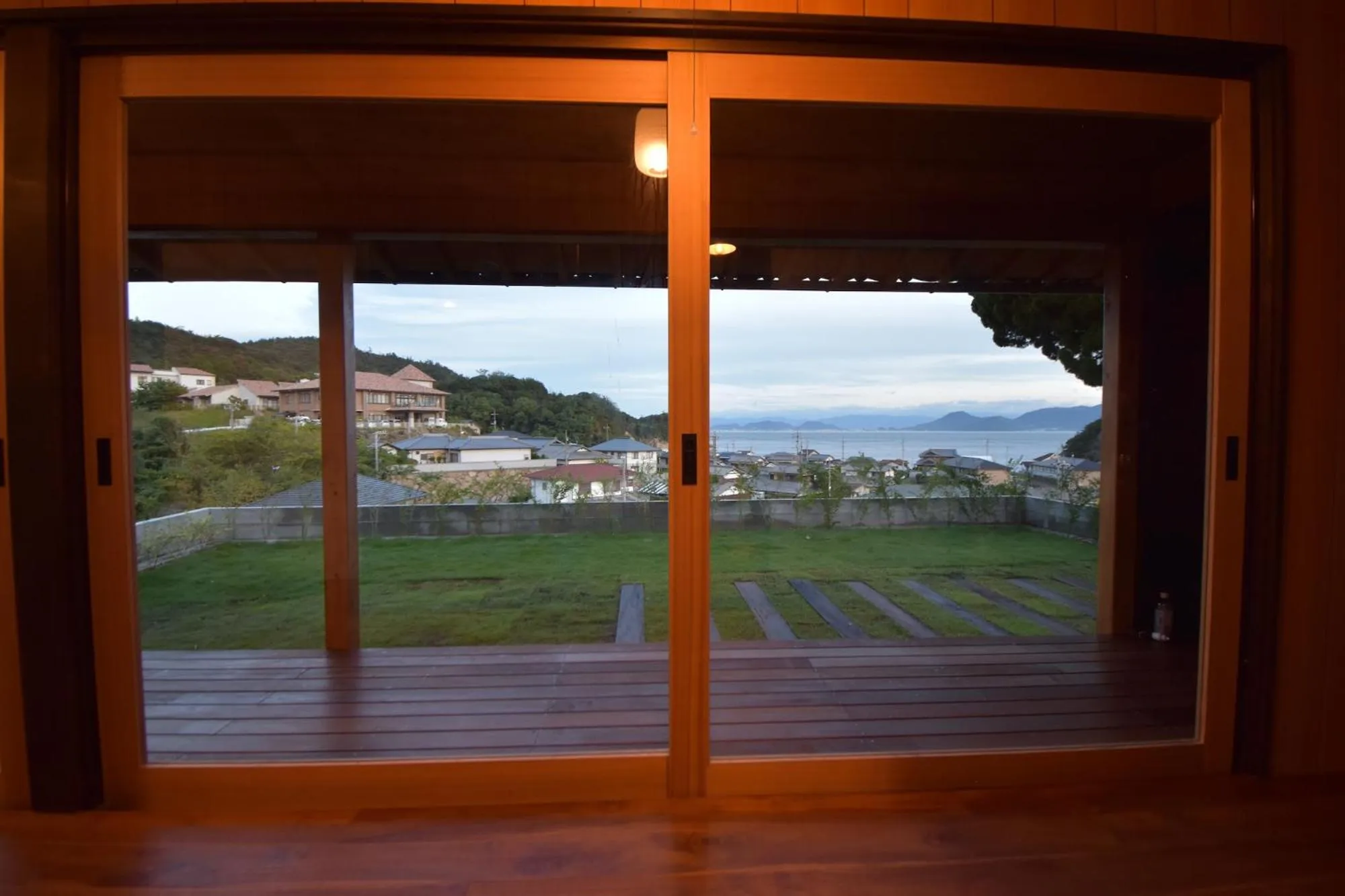 Garden view in MY LODGE Naoshima