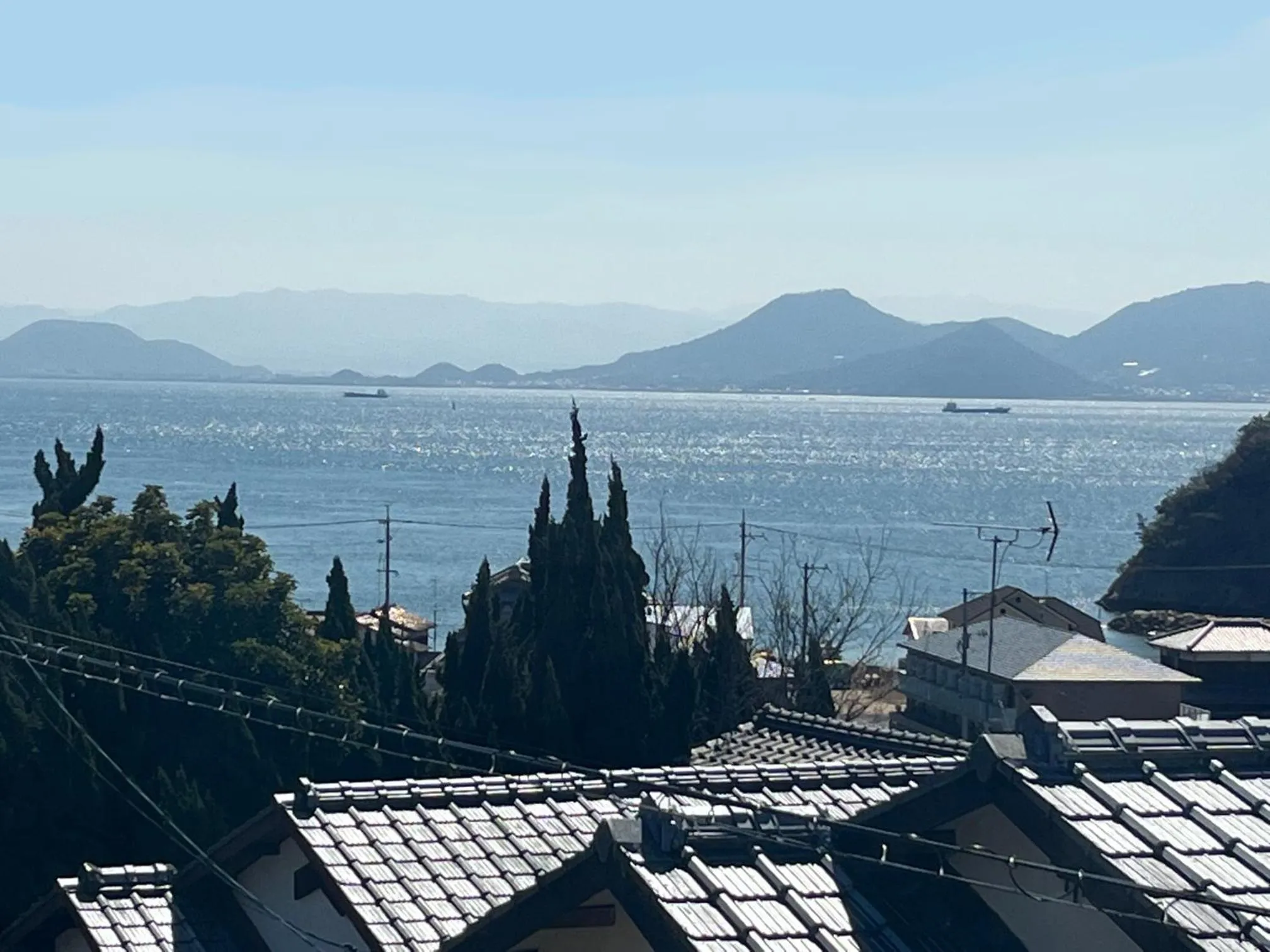 Sea view in MY LODGE Naoshima