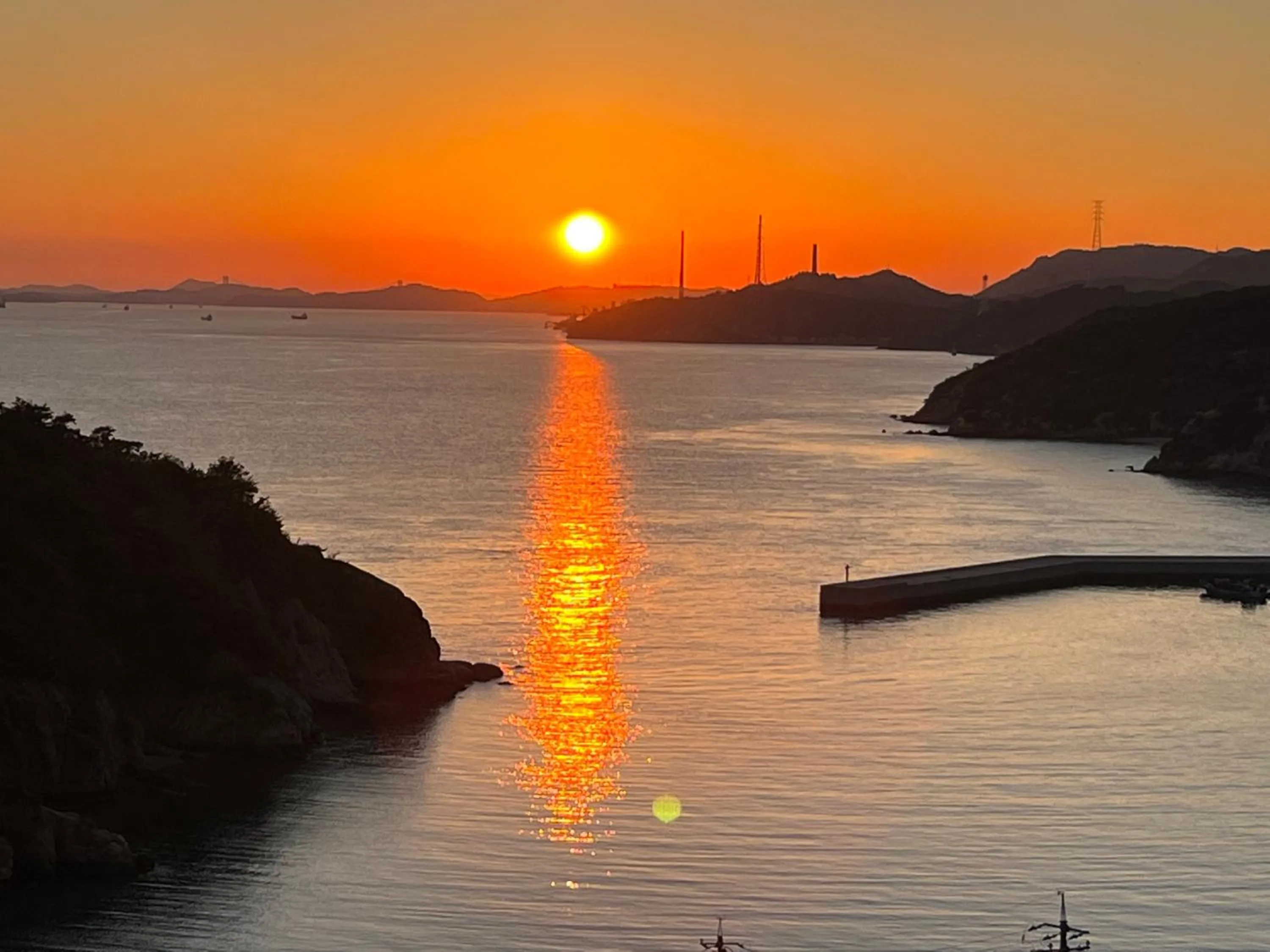 Sea view in MY LODGE Naoshima