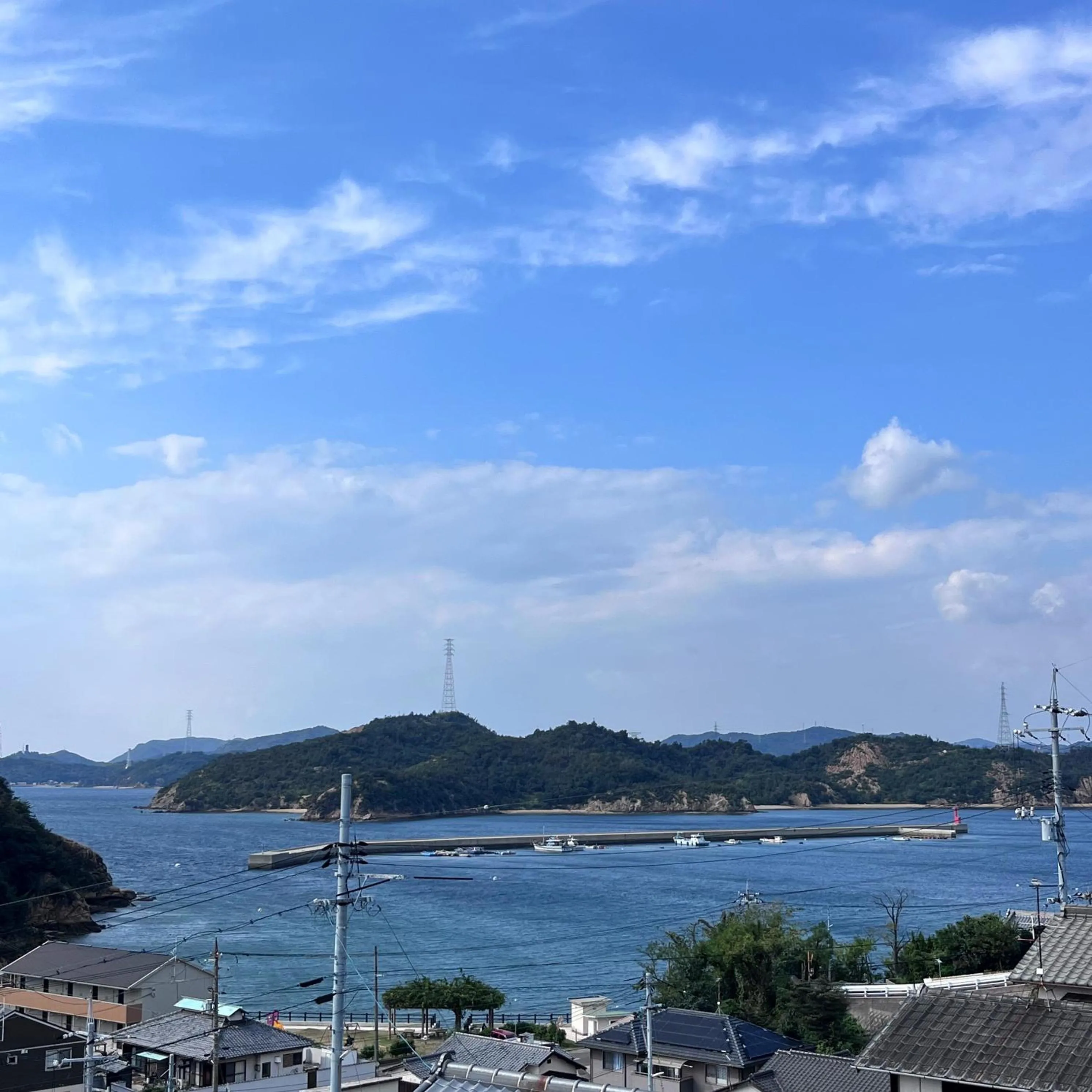 Sea view in MY LODGE Naoshima