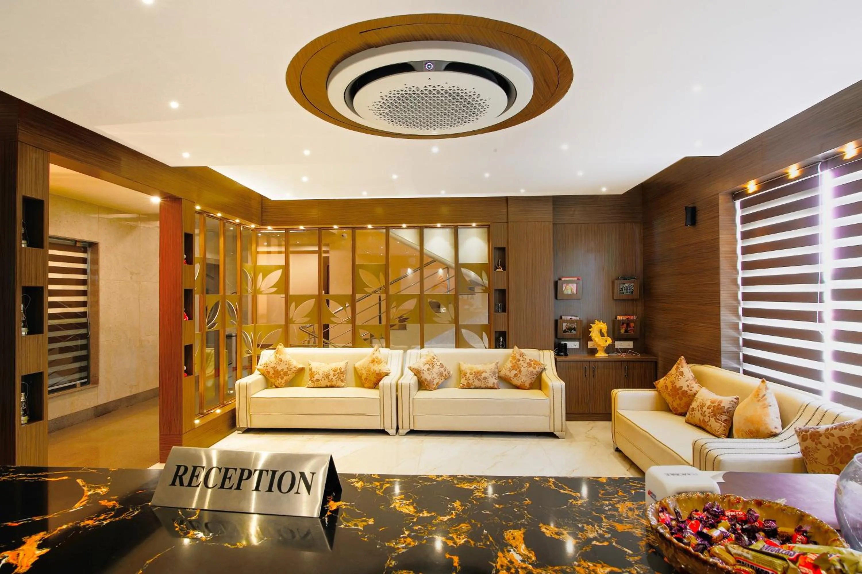 Lobby or reception in Aloka Stay Inn