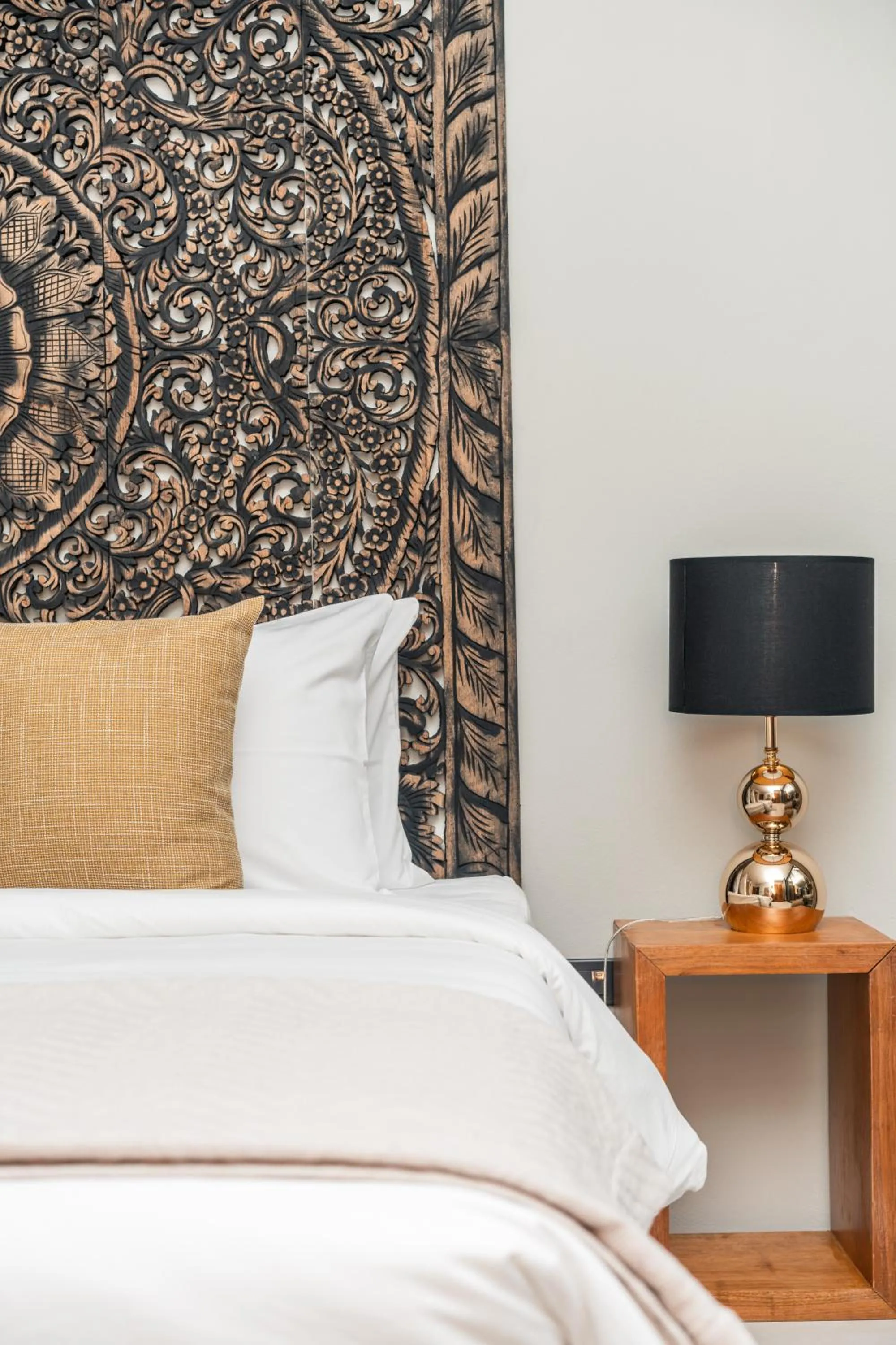 Decorative detail, Bed in Zee Luxury Boutique Hotel