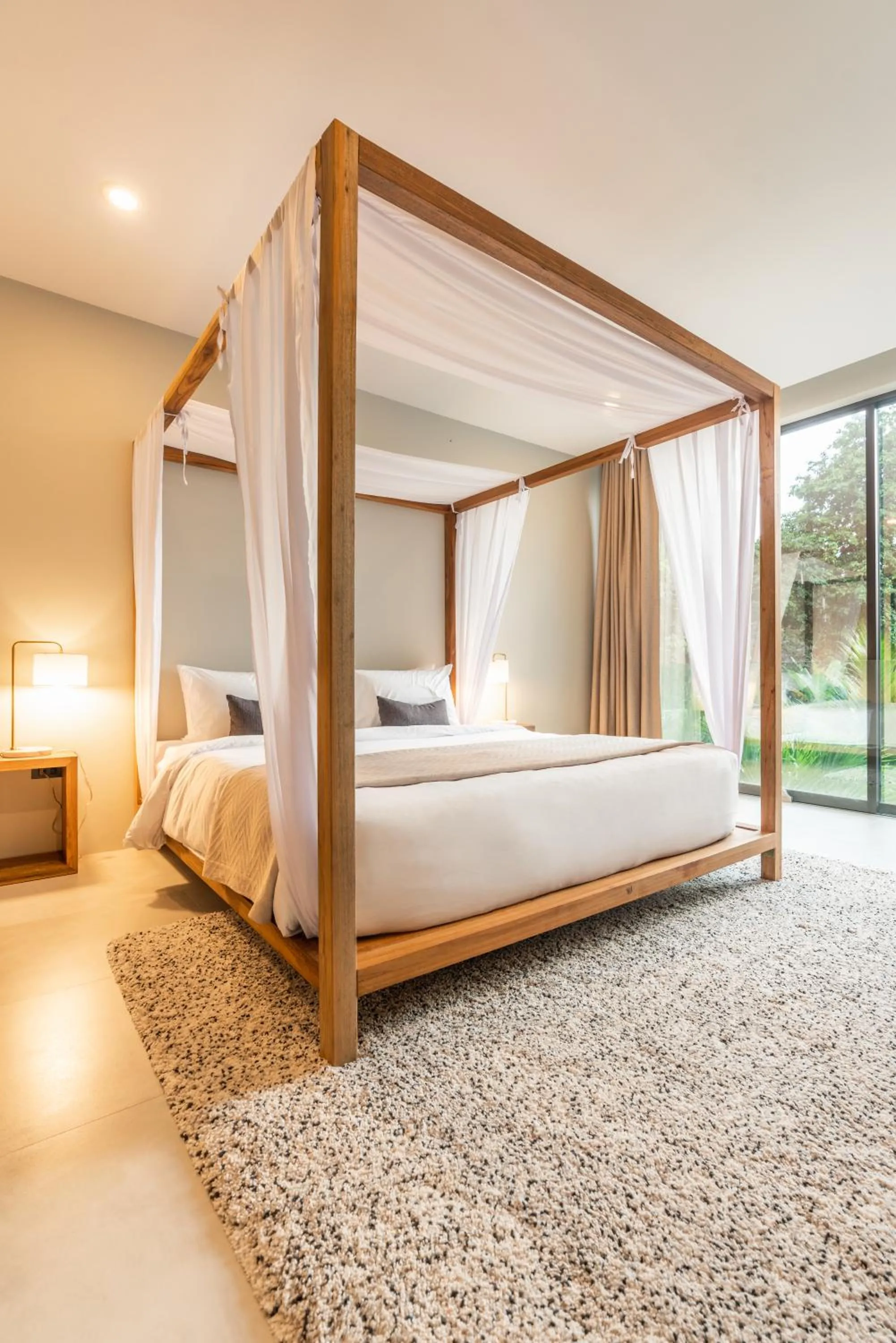 Bed in Zee Luxury Boutique Hotel