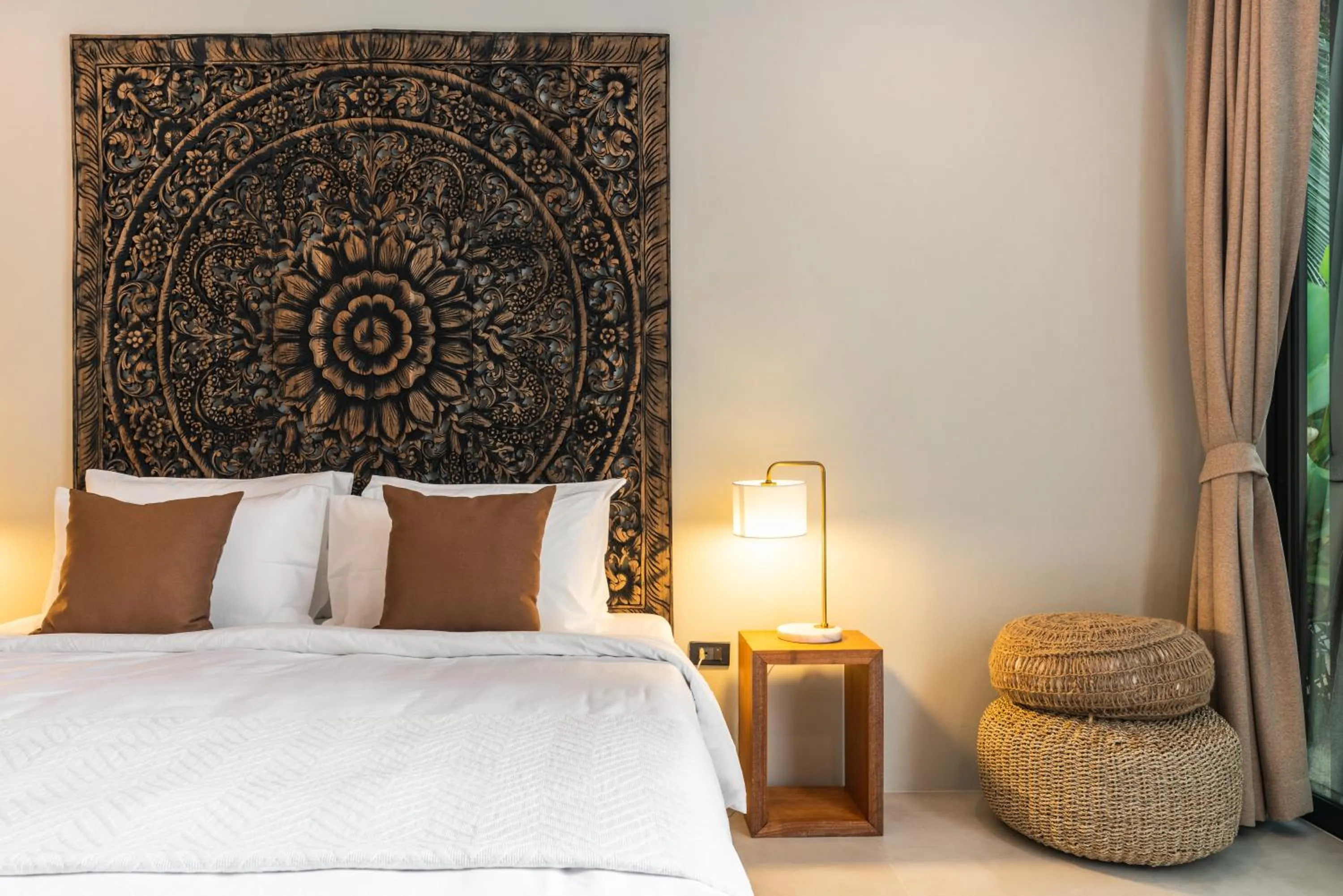 Bed in Zee Luxury Boutique Hotel