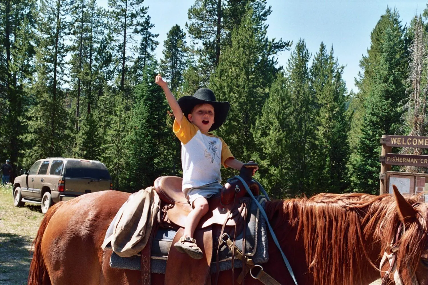 Horse-riding in Spring Creek Ranch