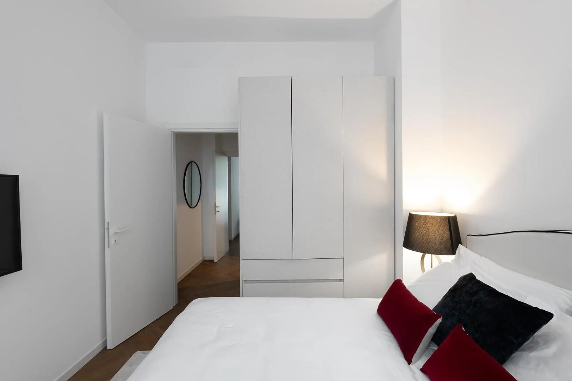 Bed in JOIVY Boutique Apartments Farneti