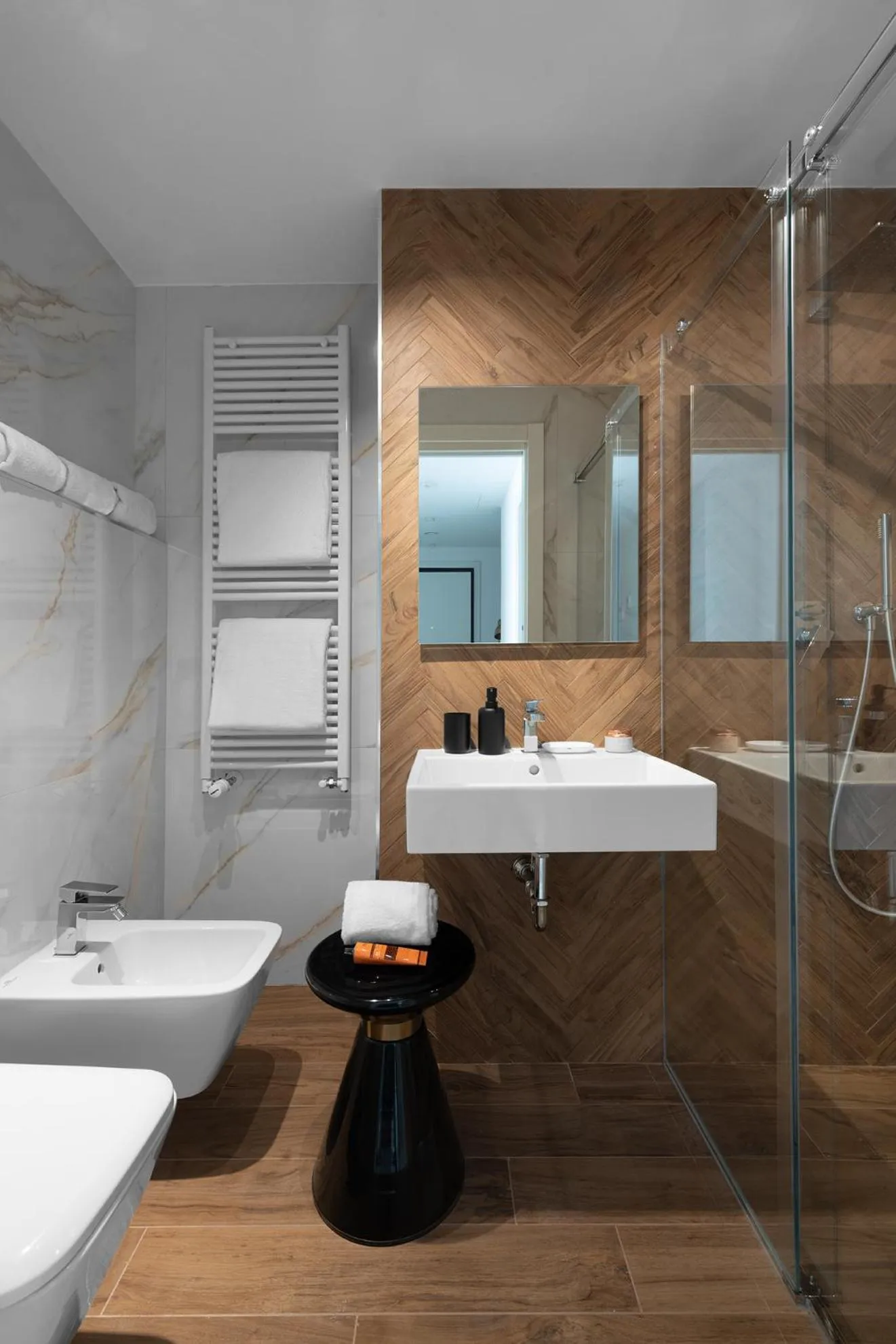 Shower in JOIVY Boutique Apartments Farneti