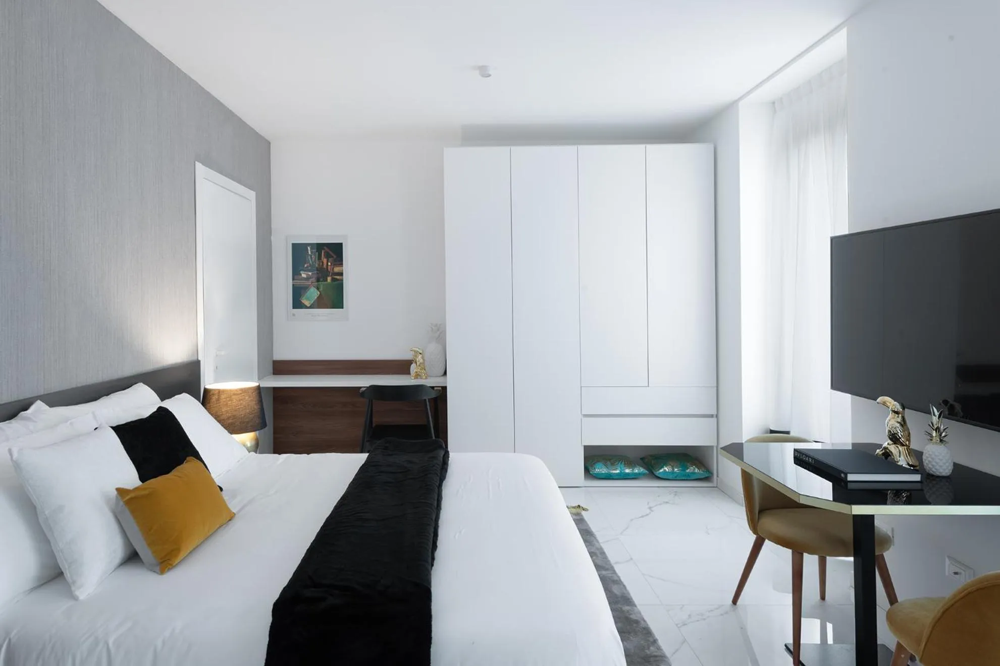 Bed in JOIVY Boutique Apartments Farneti