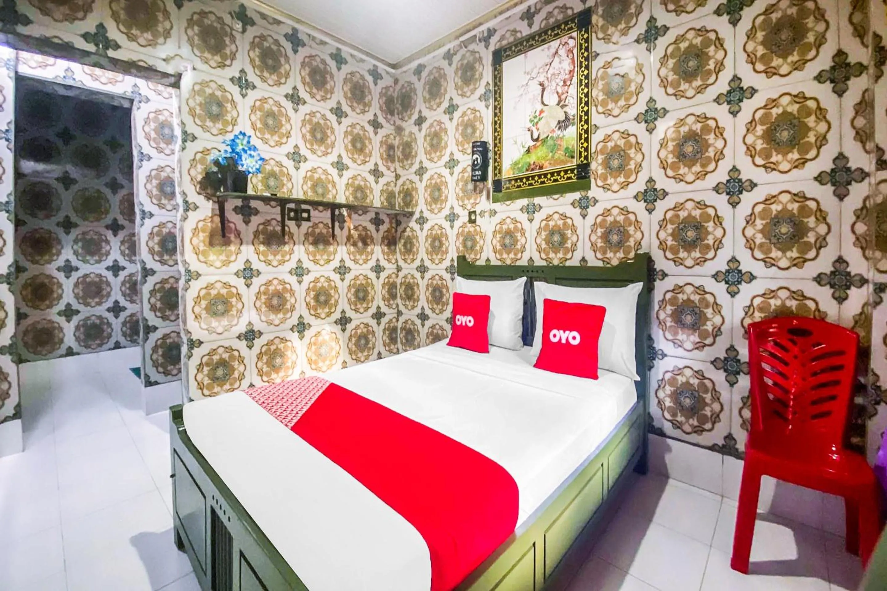 Bedroom in OYO 2518 Wilma Hotel Ii Premier