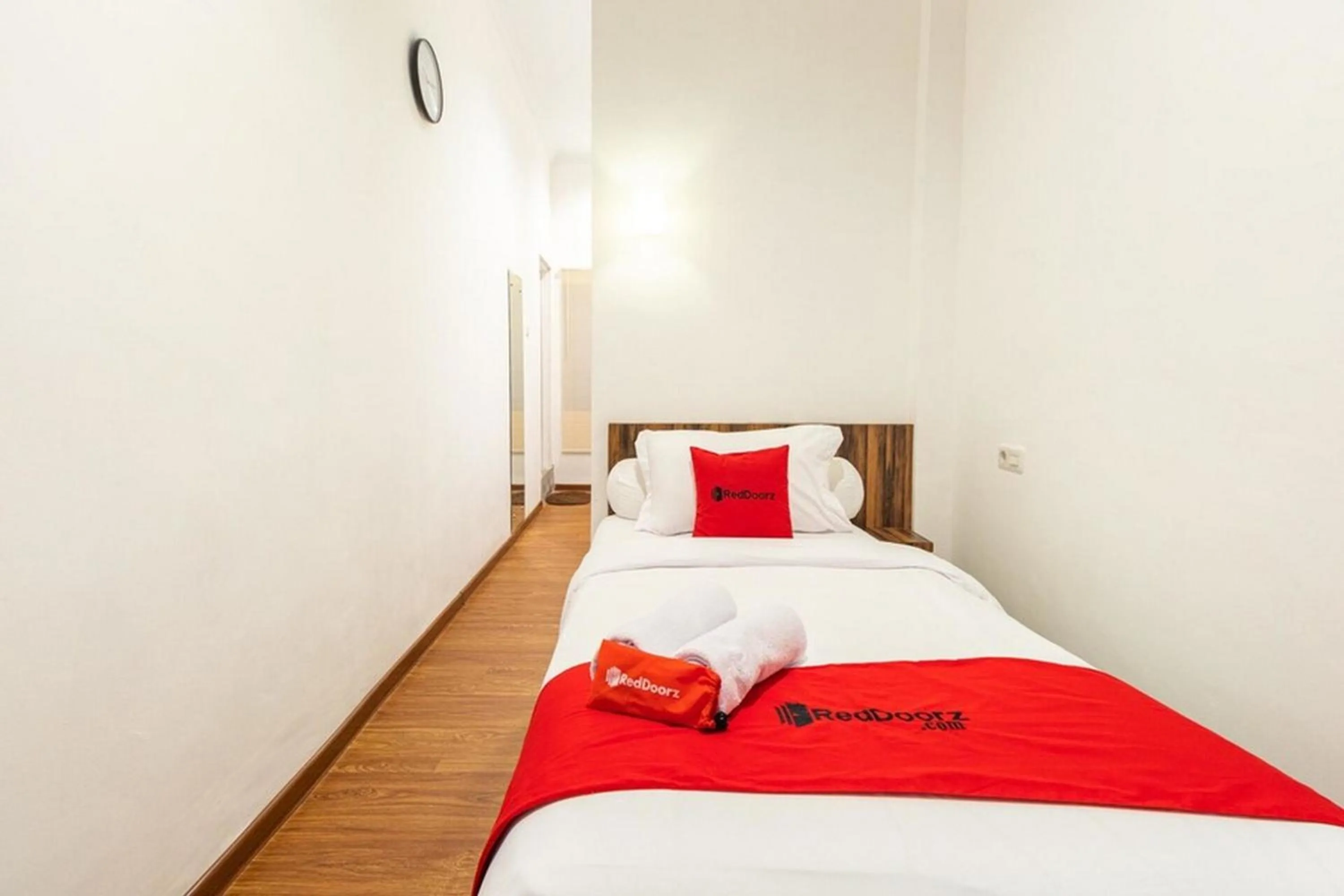 Bed in RedDoorz at Binjai Deli Serdang