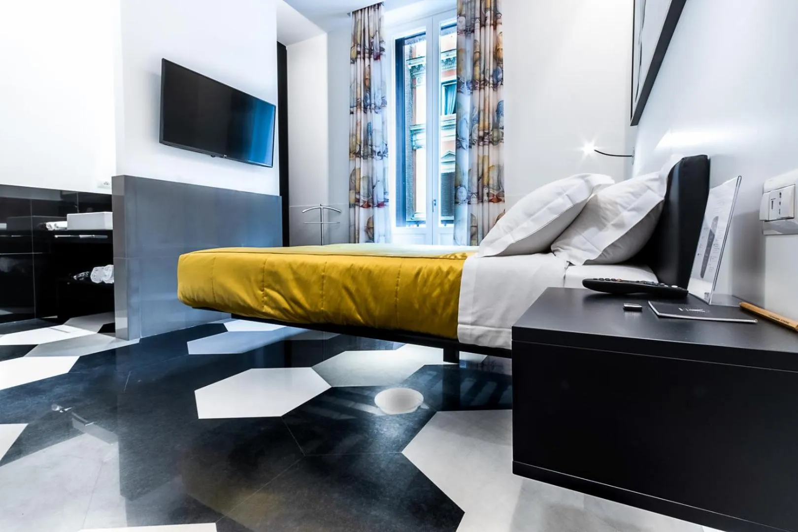 Bed in V-Accommodation IV Fontane