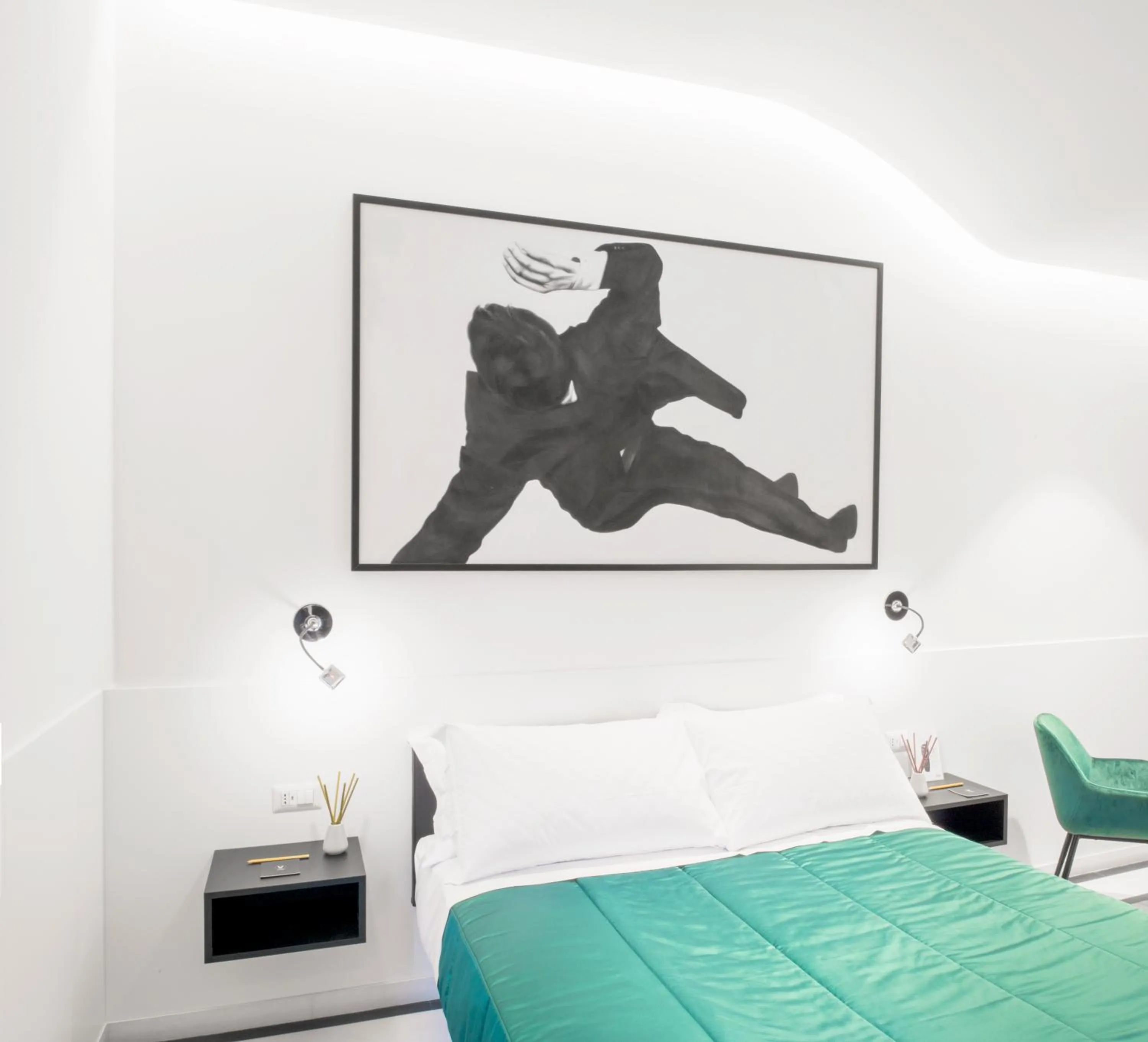 Bed in V-Accommodation IV Fontane