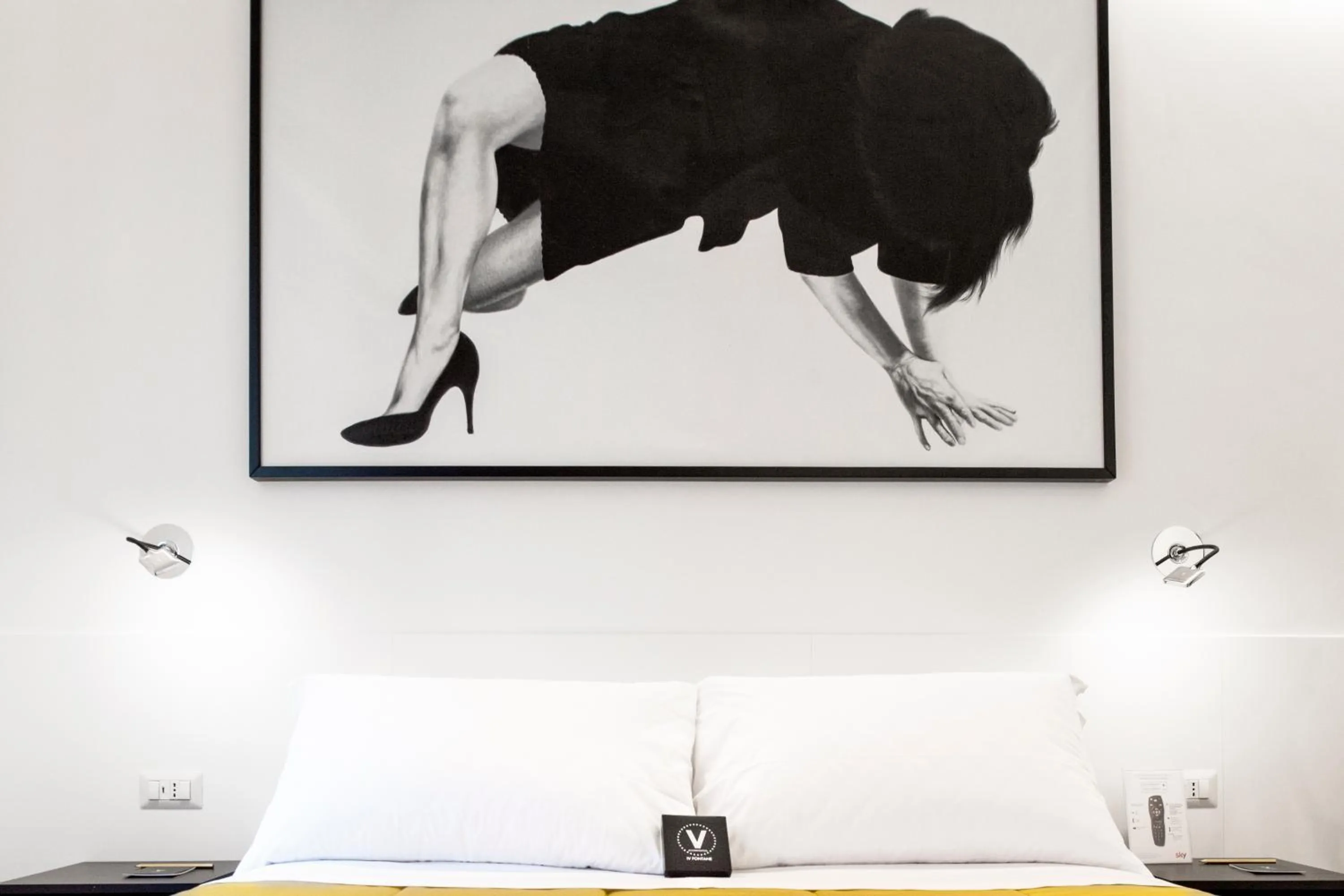 Bed in V-Accommodation IV Fontane