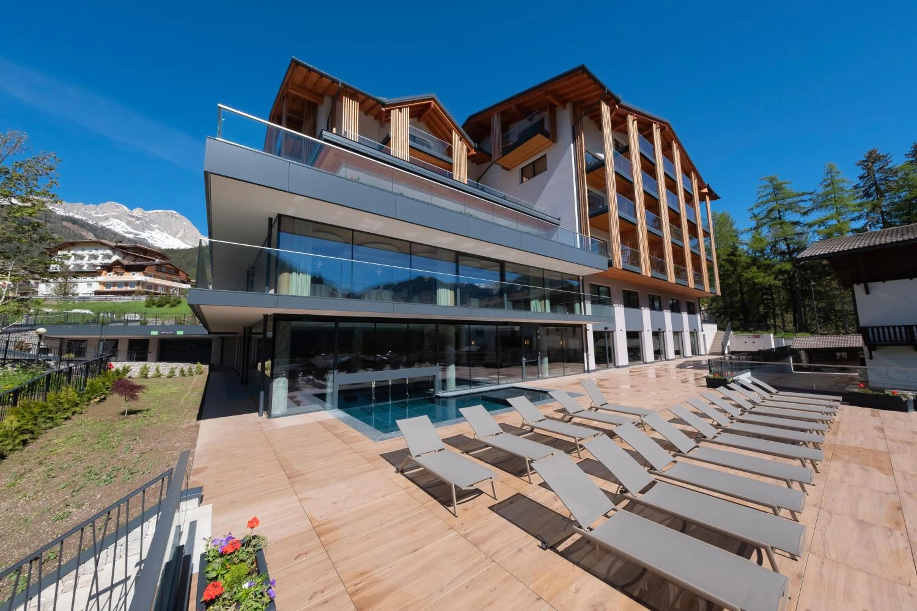 Property building in Ciampedie Luxury Alpine Spa Hotel