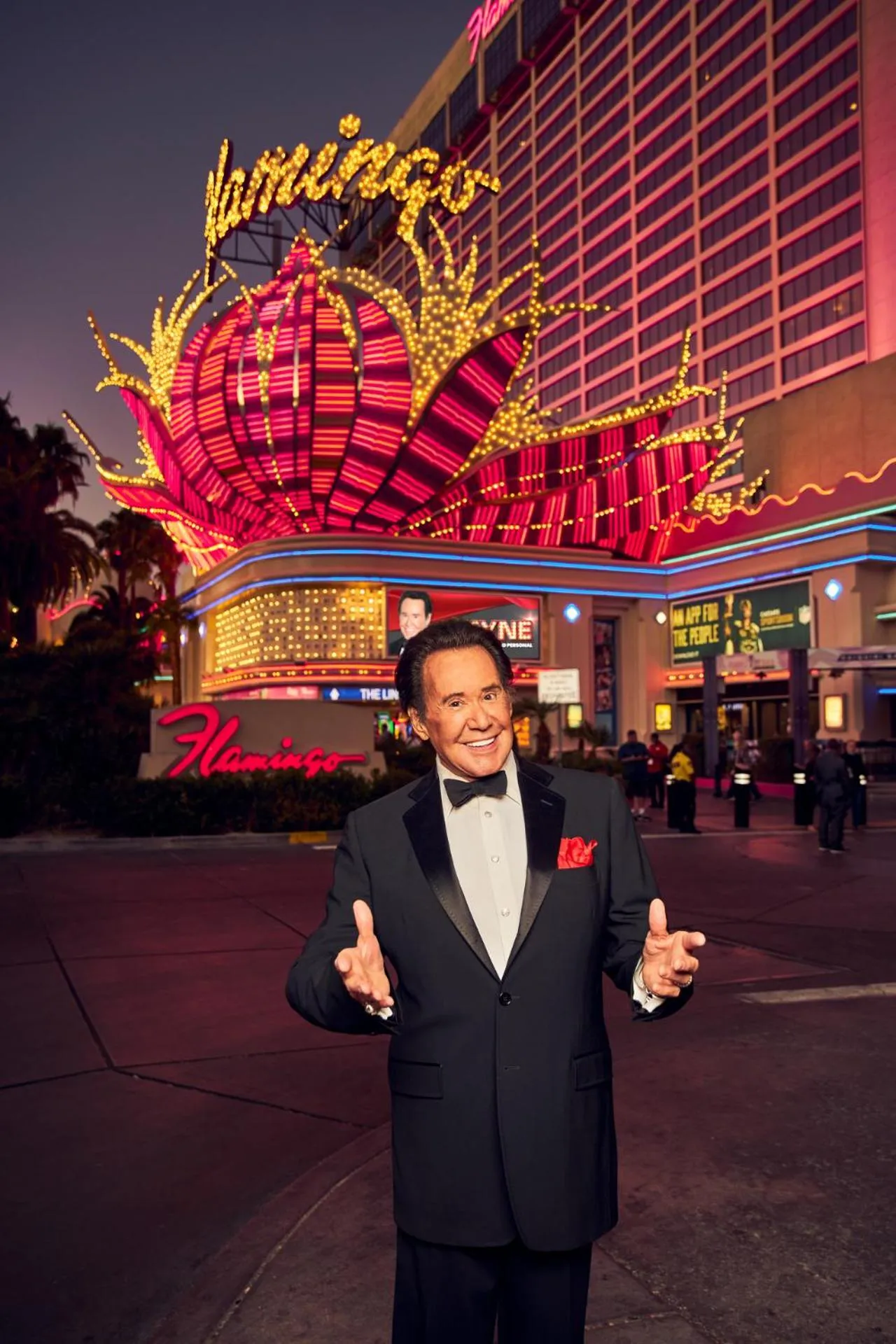 Evening entertainment in Flamingo Las Vegas Hotel & Casino