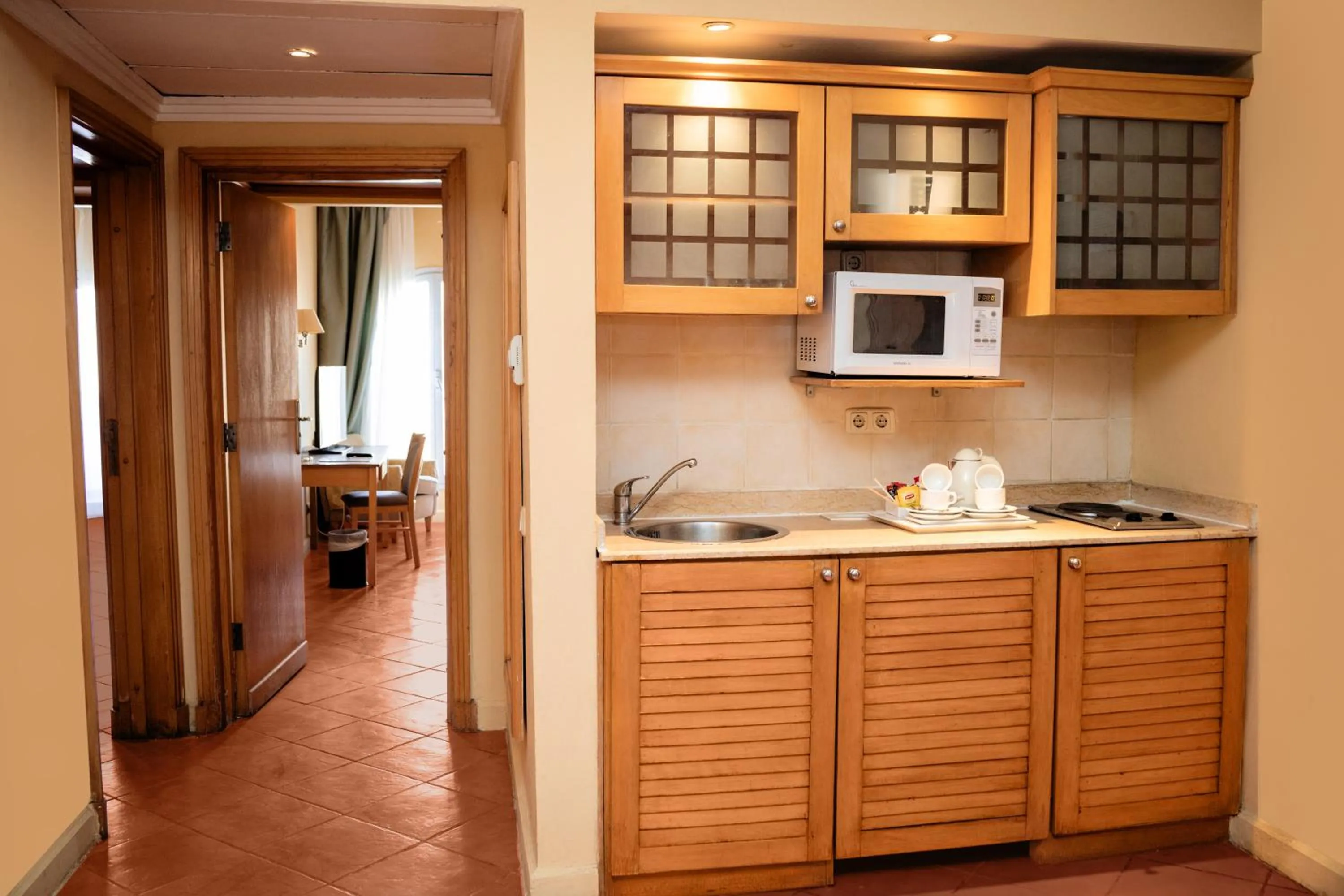 Kitchen or kitchenette in Sharm Dreams Vacation Club - Aqua Park