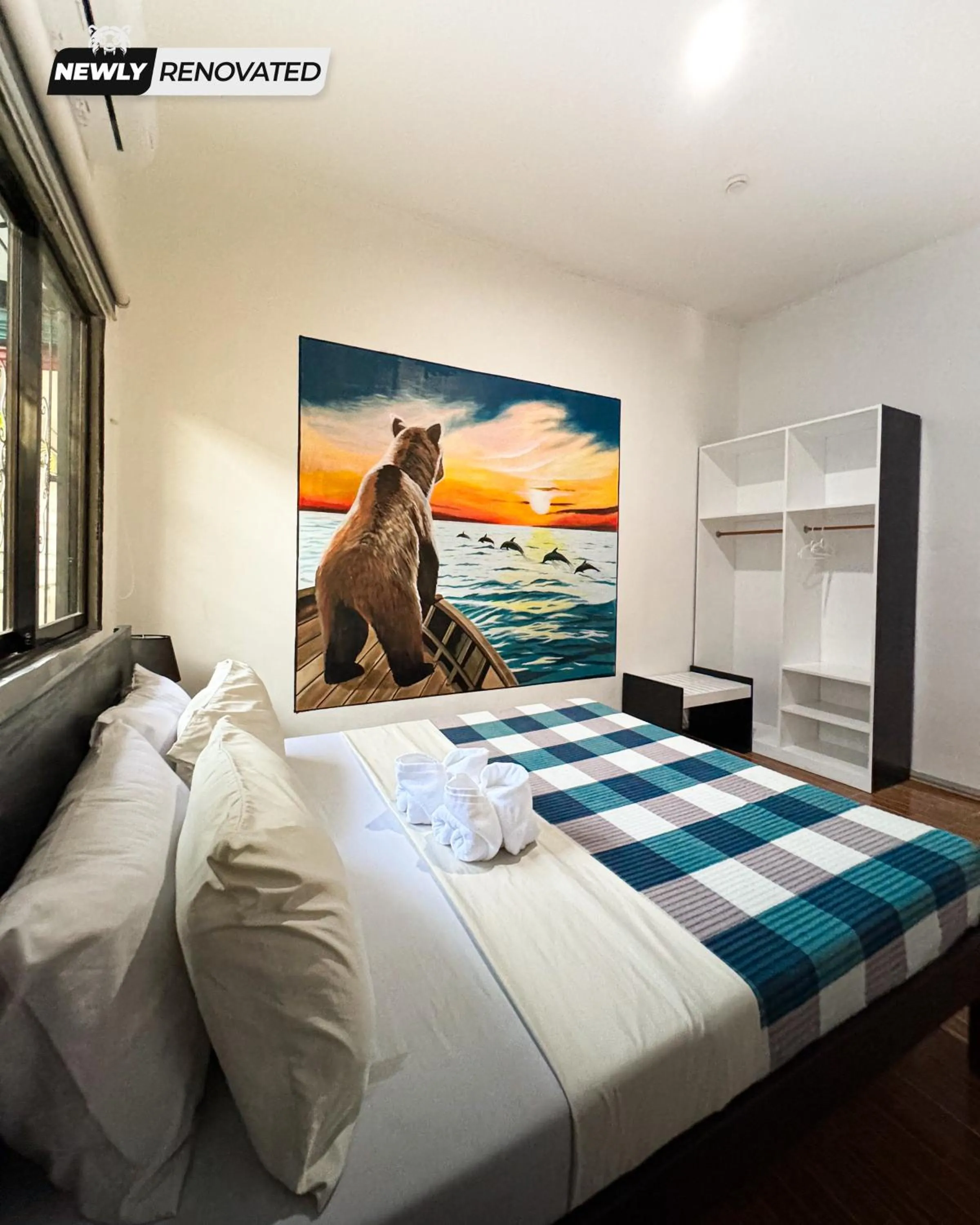 Bed in Crazy Bears Hostel