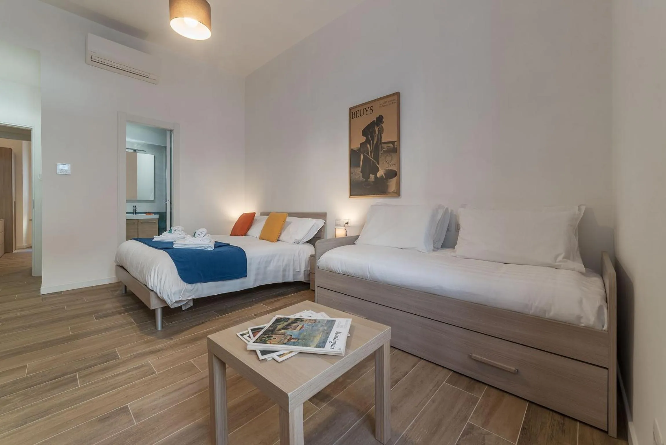 Bed in Roman Station House