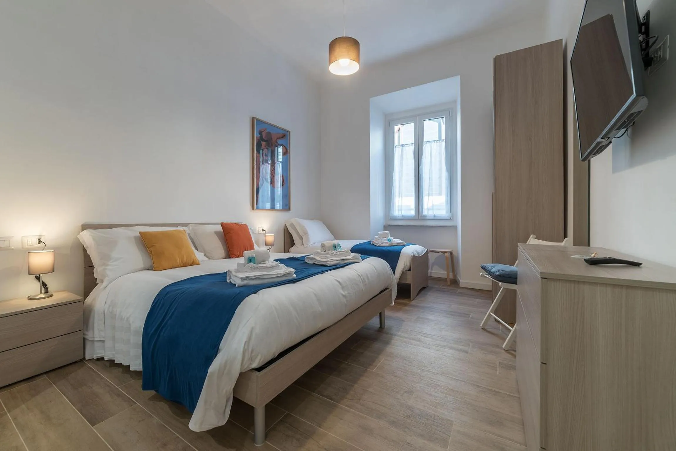 Bed in Roman Station House