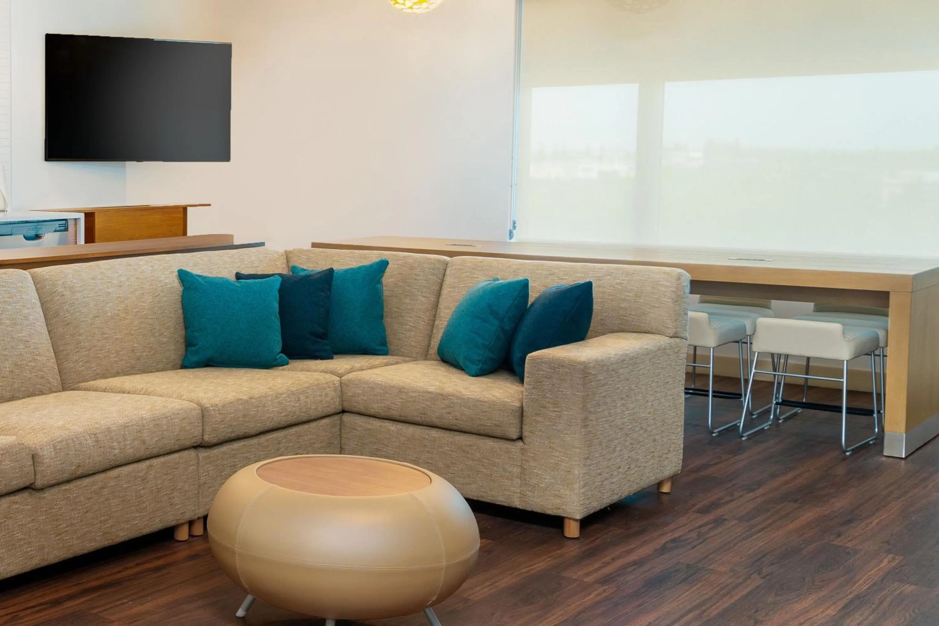 Seating area in Element Sacramento Airport