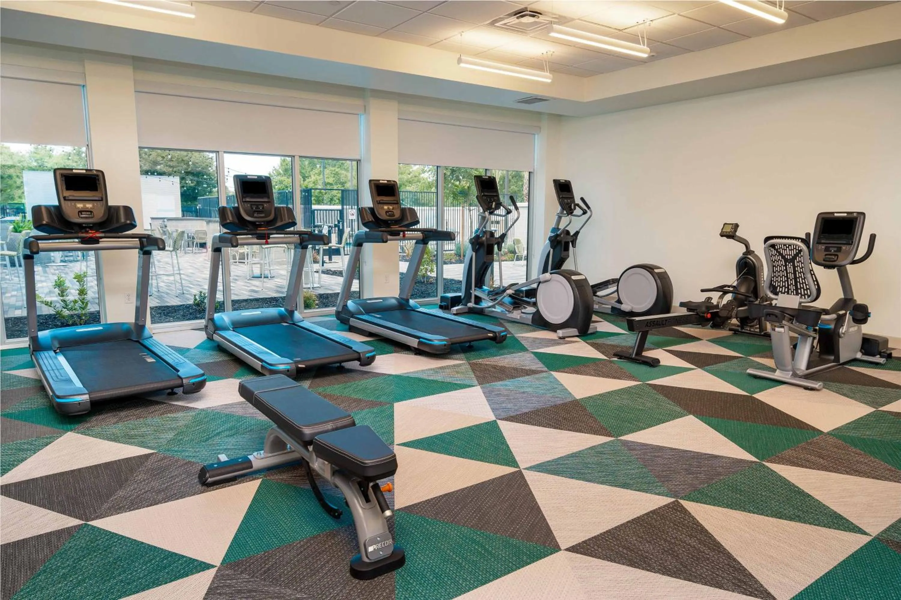 Fitness centre/facilities in Element Sacramento Airport