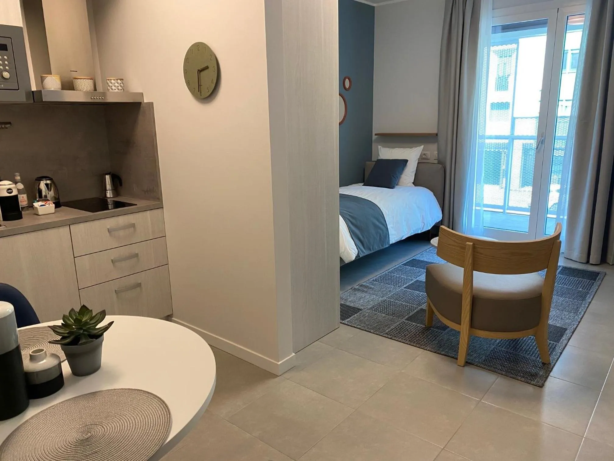 Kitchen or kitchenette, Bed in Quarto Verde