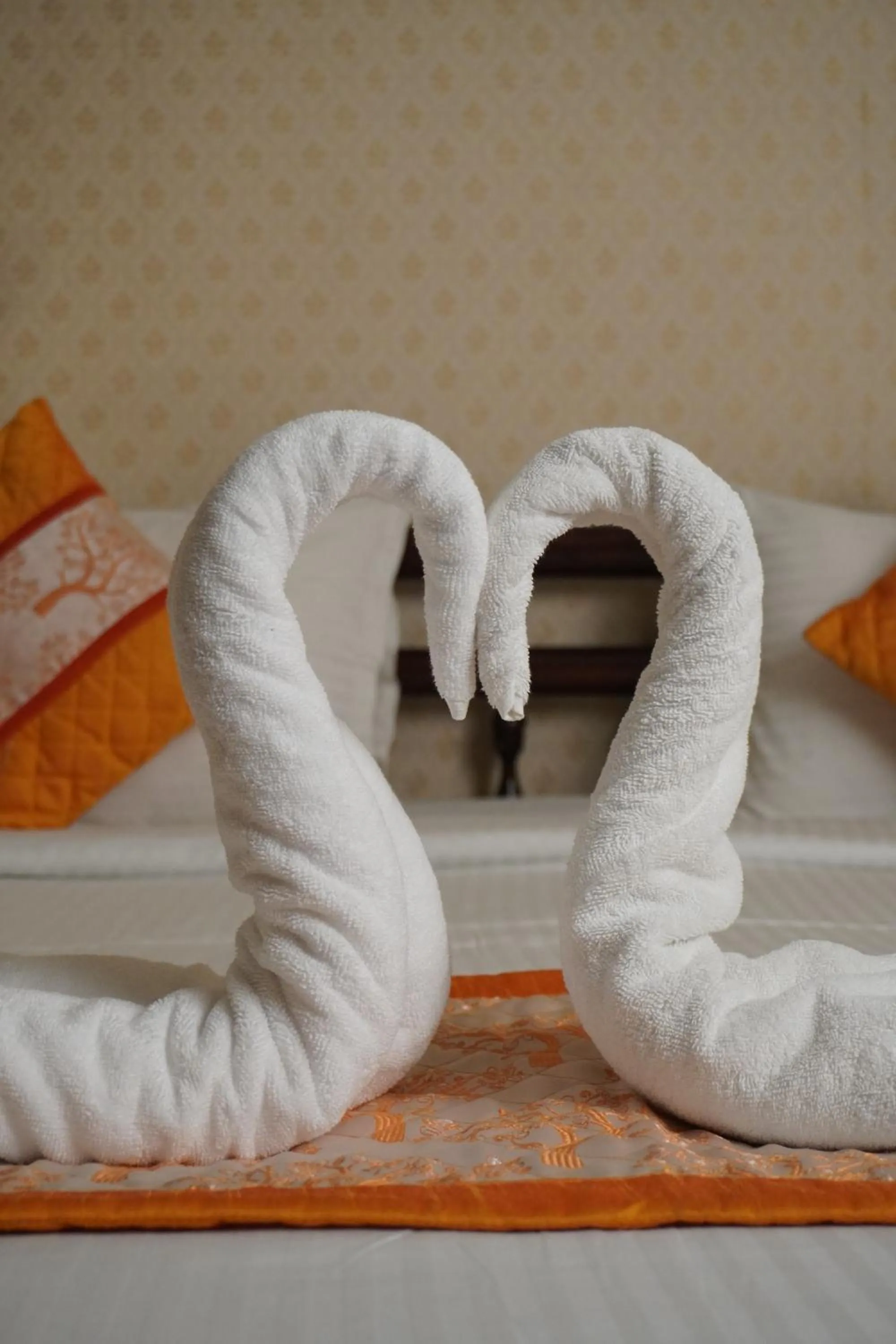 Bed in Khandela Haveli - a Boutique Heritage Hotel