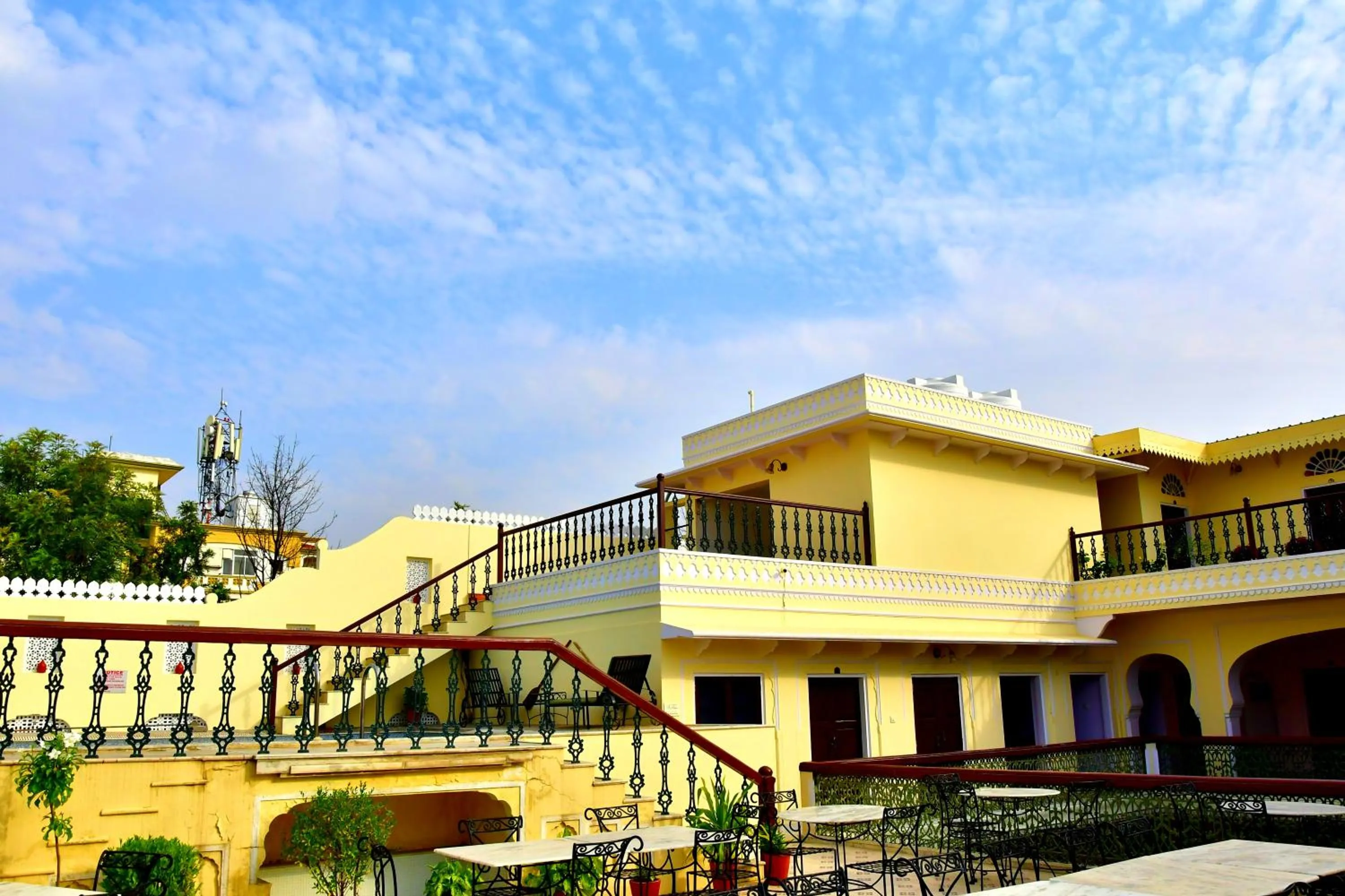 Balcony/Terrace in Khandela Haveli - a Boutique Heritage Hotel