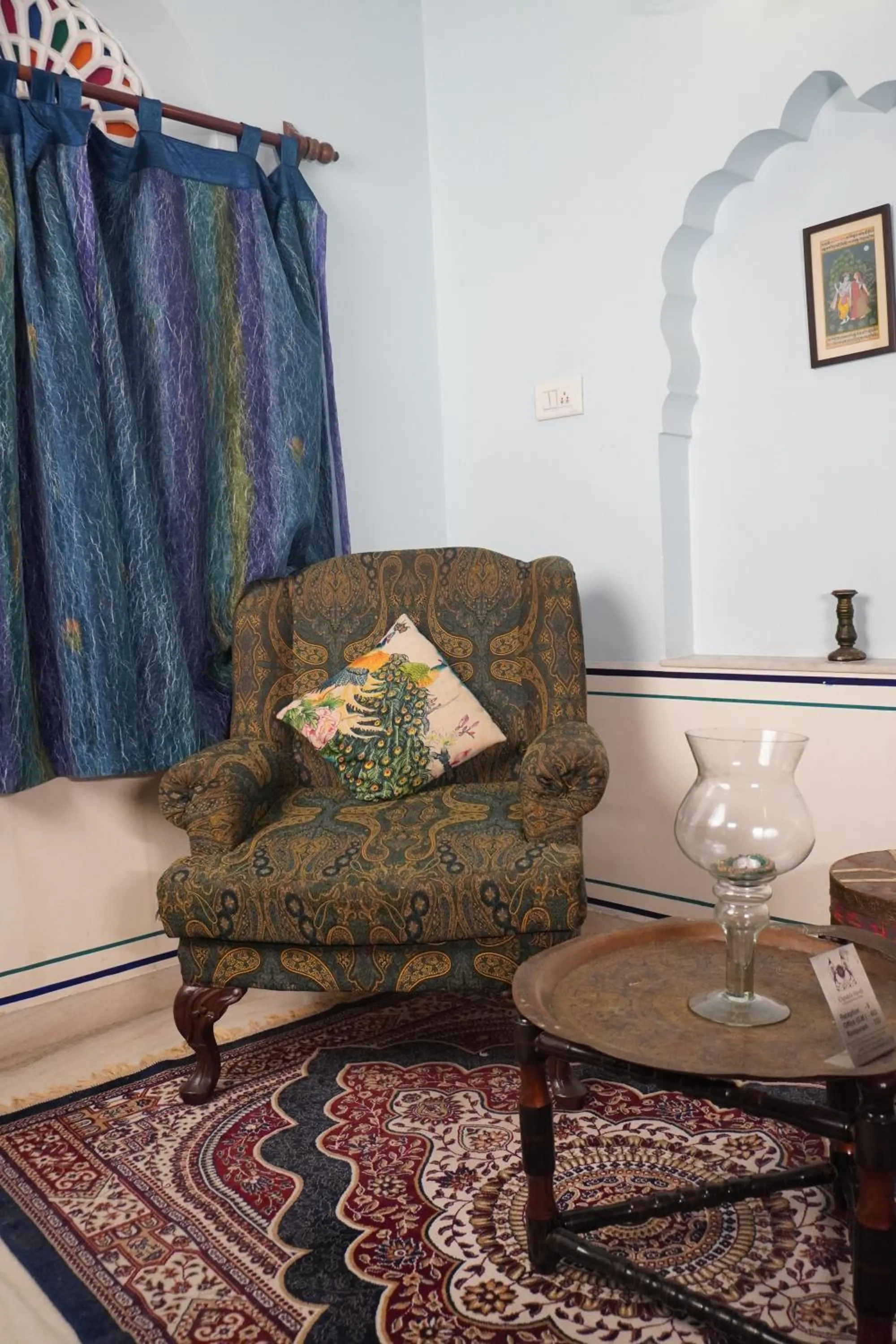Seating area in Khandela Haveli - a Boutique Heritage Hotel