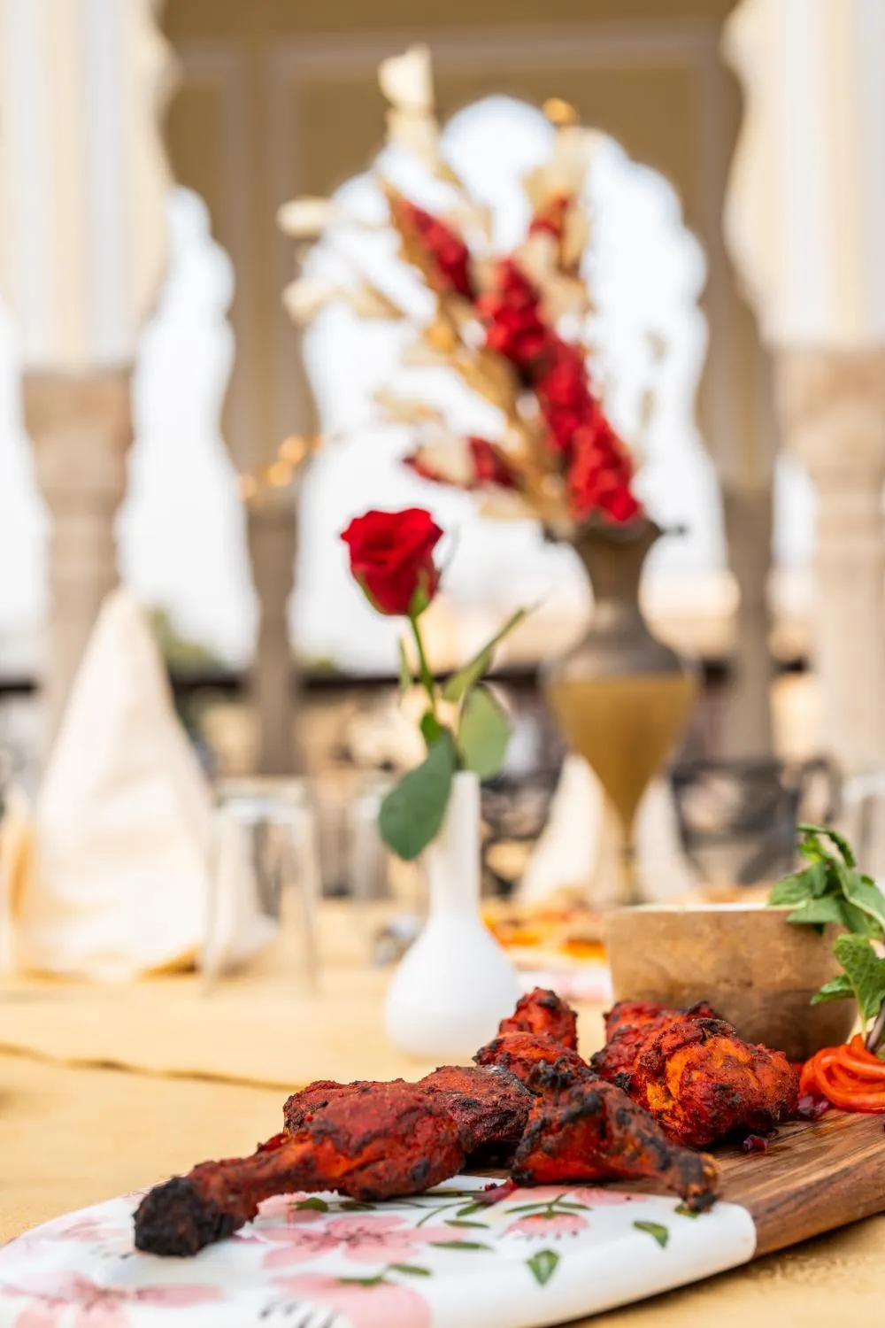 Food in Khandela Haveli - a Boutique Heritage Hotel