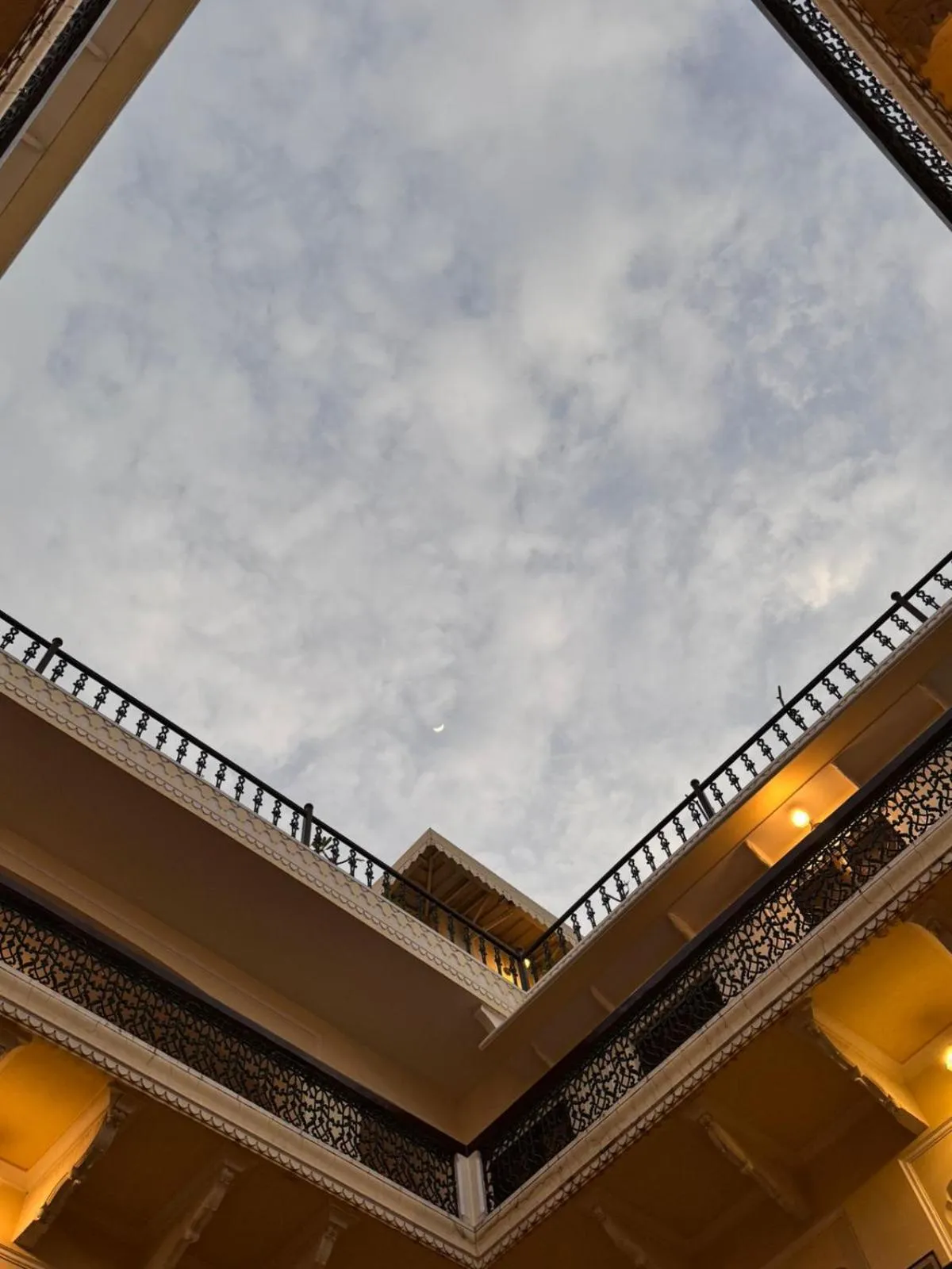 Inner courtyard view in Khandela Haveli - a Boutique Heritage Hotel