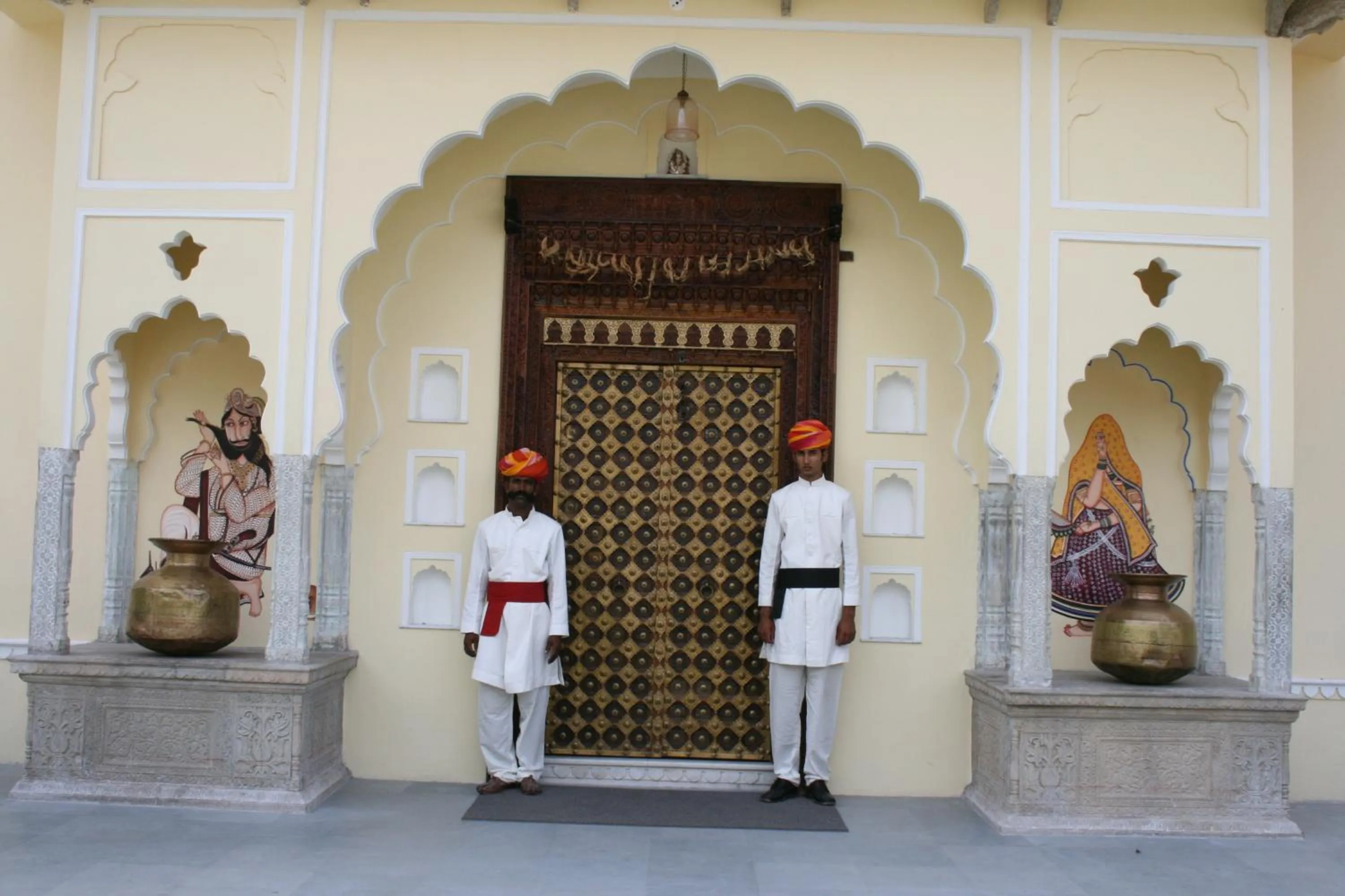 Facade/entrance in Khandela Haveli - a Boutique Heritage Hotel