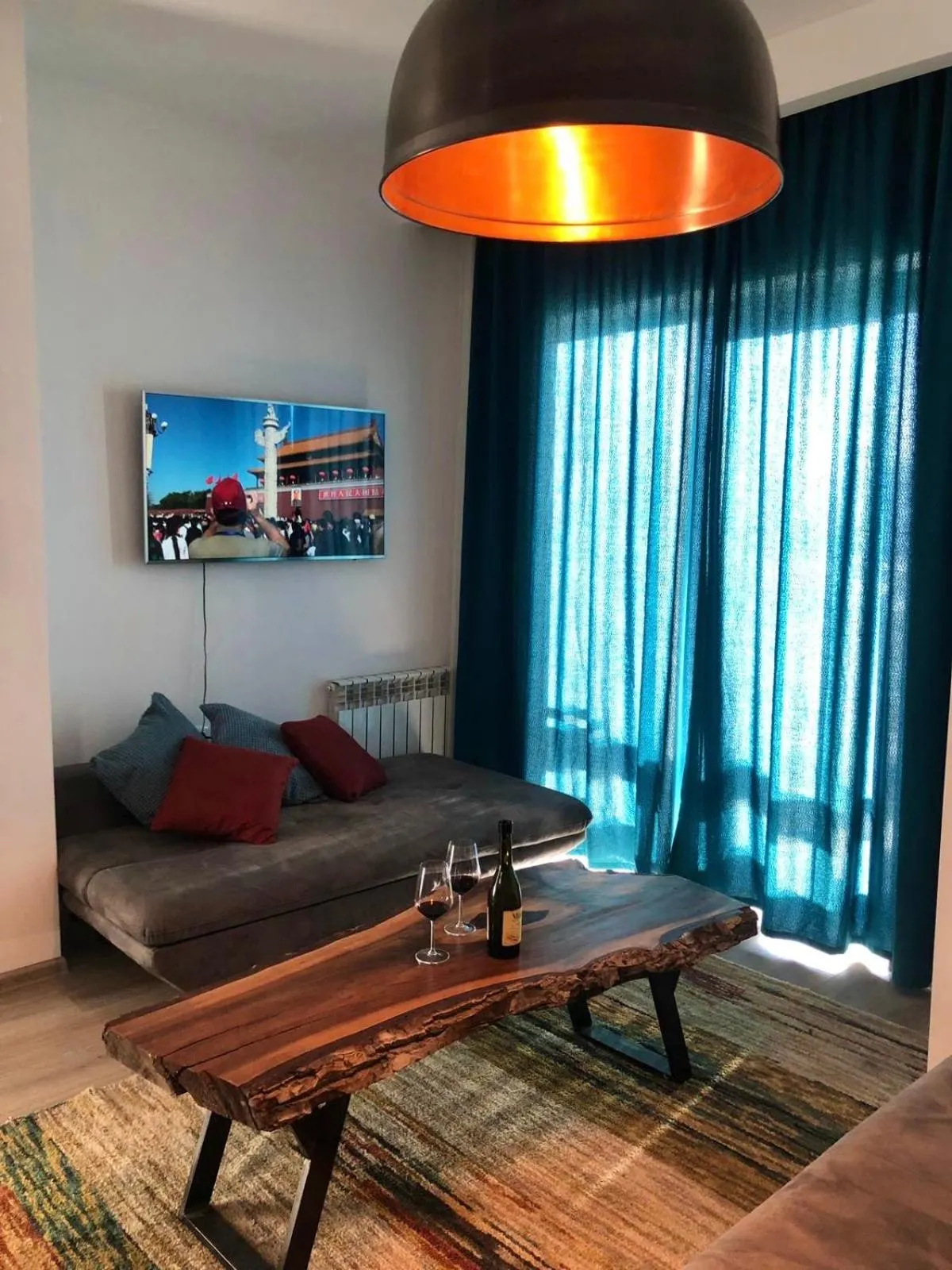 Living room in New Gudauri Suites by Gudauri Travel