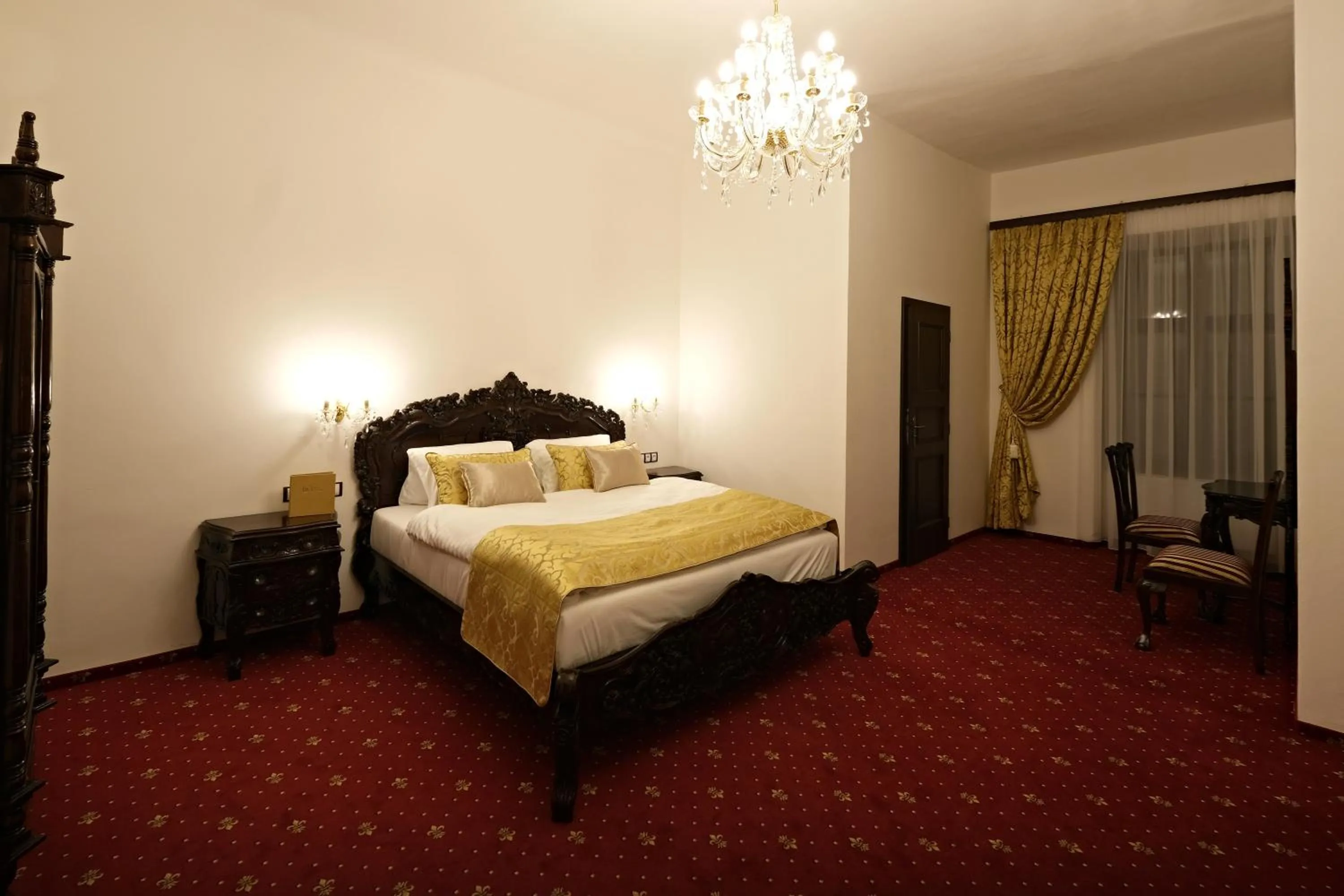 Bed in Zámek Wichterle - Hotel a pivní lázně