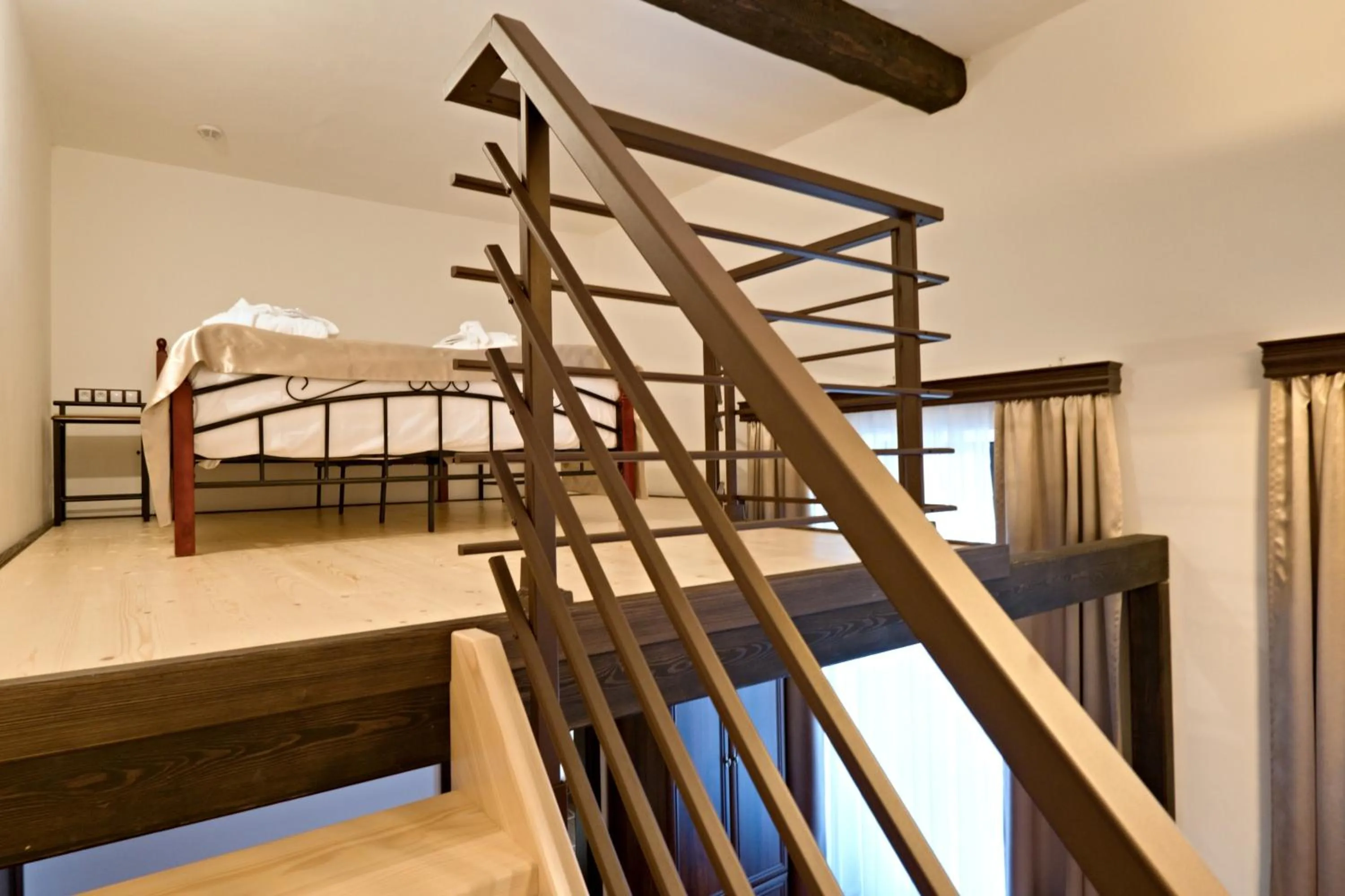 Bed in Zámek Wichterle - Hotel a pivní lázně