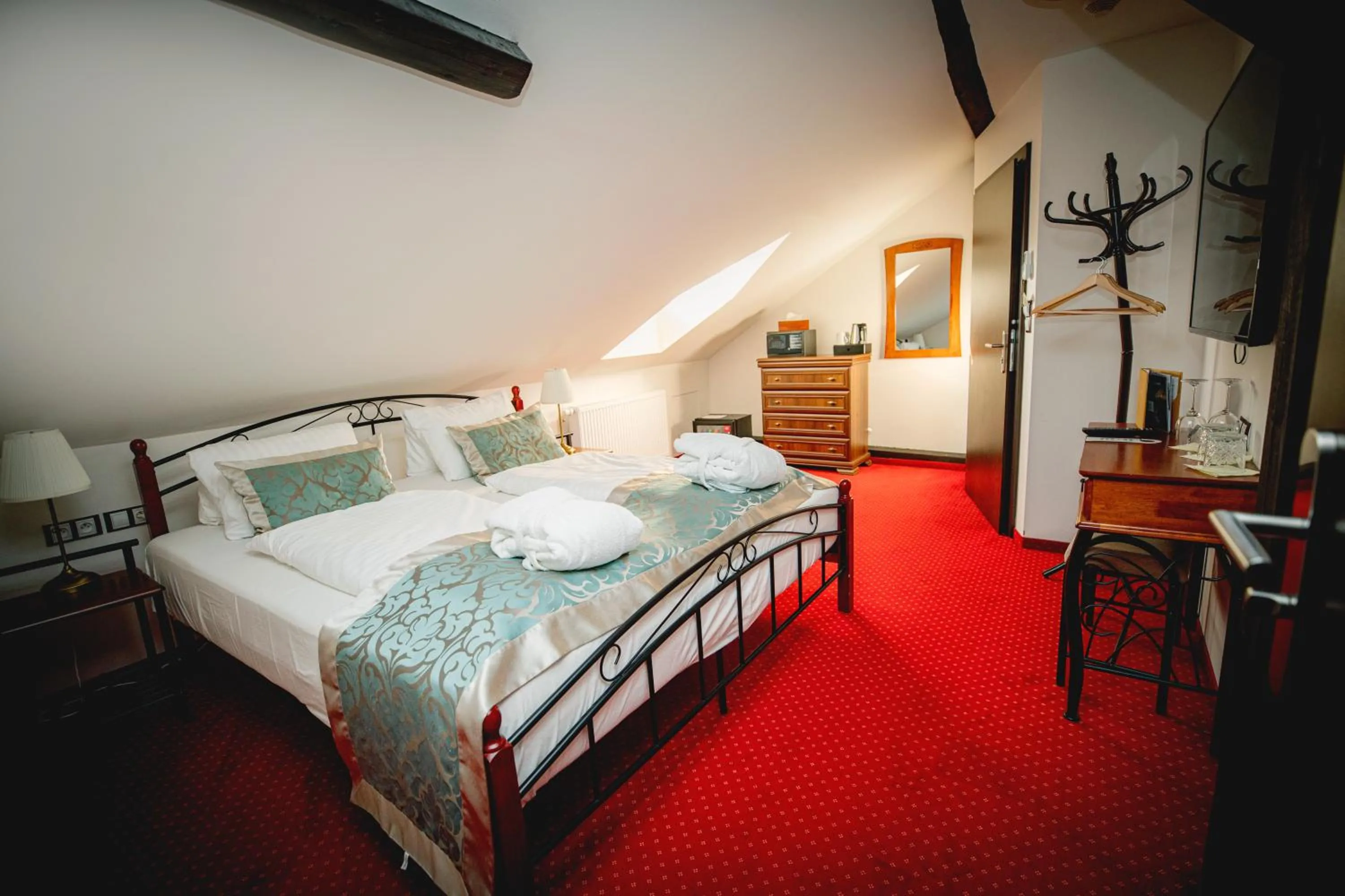 Bed in Zámek Wichterle - Hotel a pivní lázně